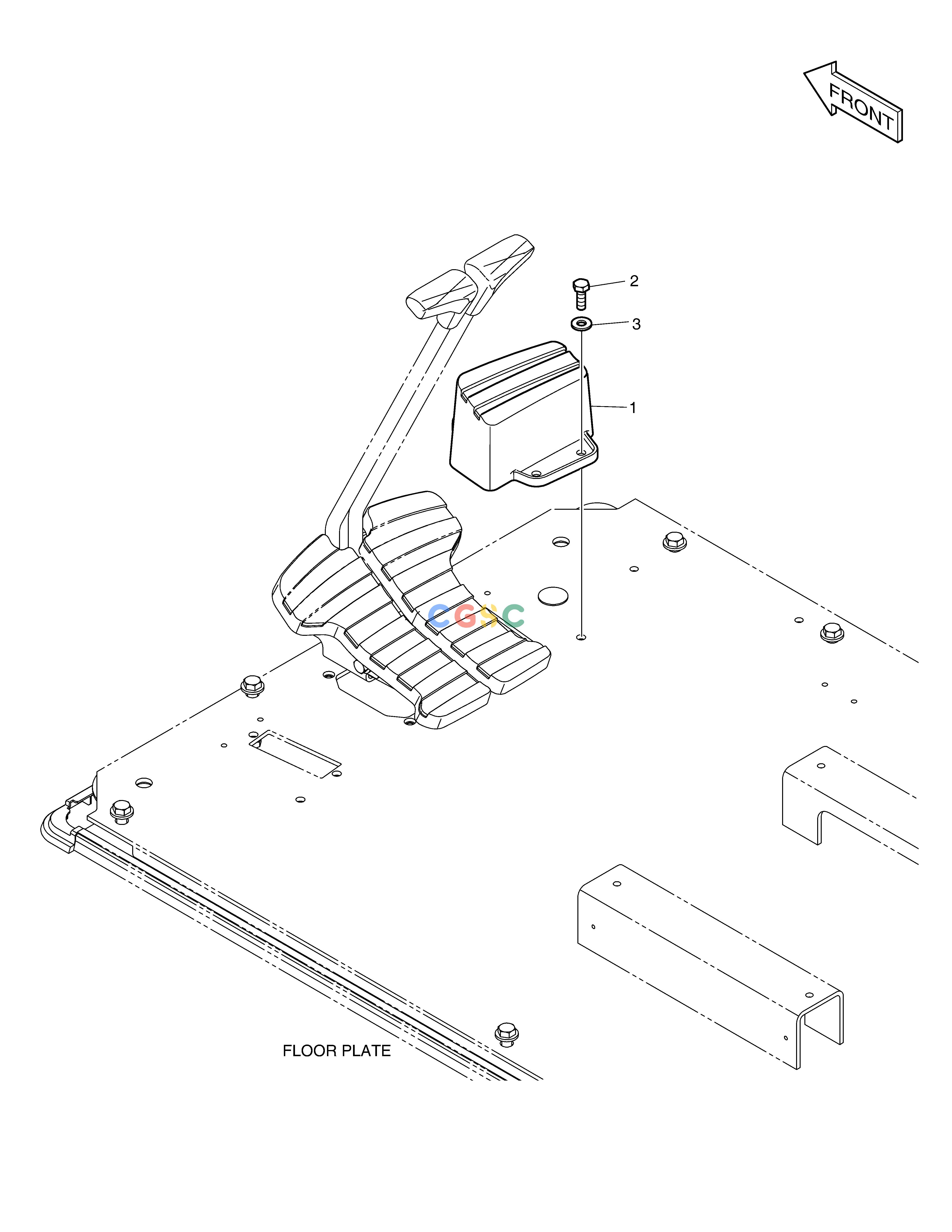 斗山零件查询FOOT REST - R.H. DX380LC-3(OCEANIA) Doosan parts catalog online