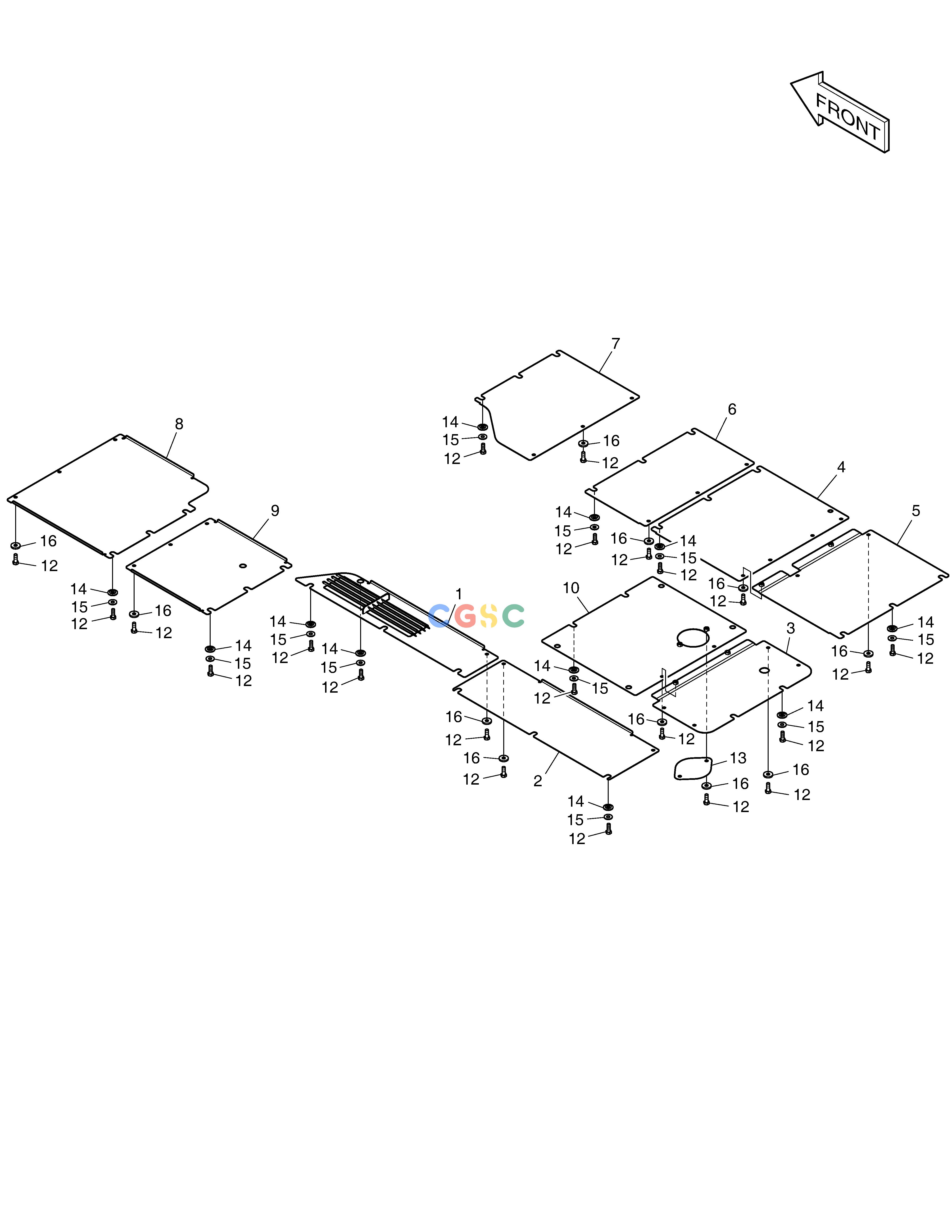 斗山零件查询UNDER COVER DX380LC-3(OCEANIA) Doosan parts catalog online