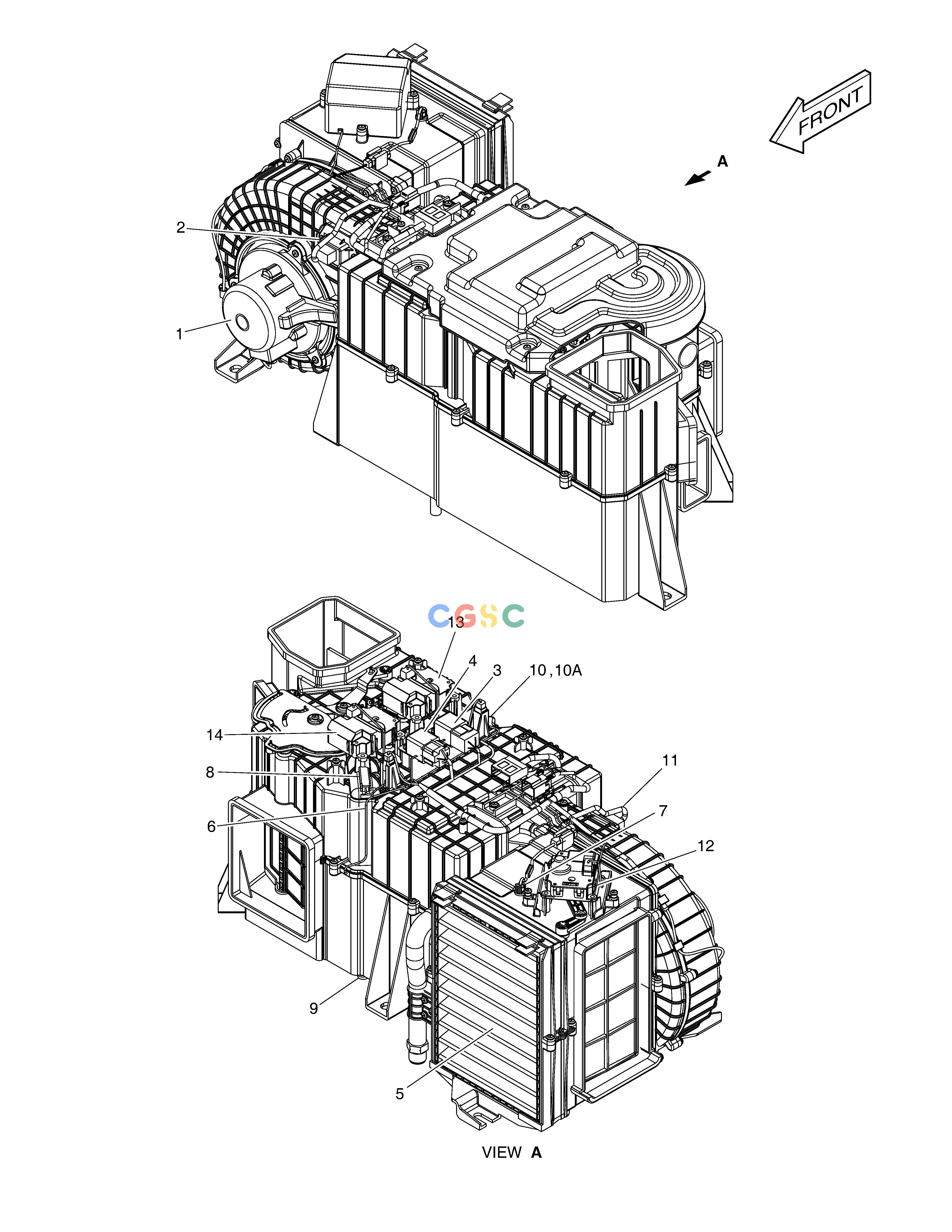 斗山零件查询AIRCON UNIT DX380LC-3(OCEANIA) Doosan parts catalog online