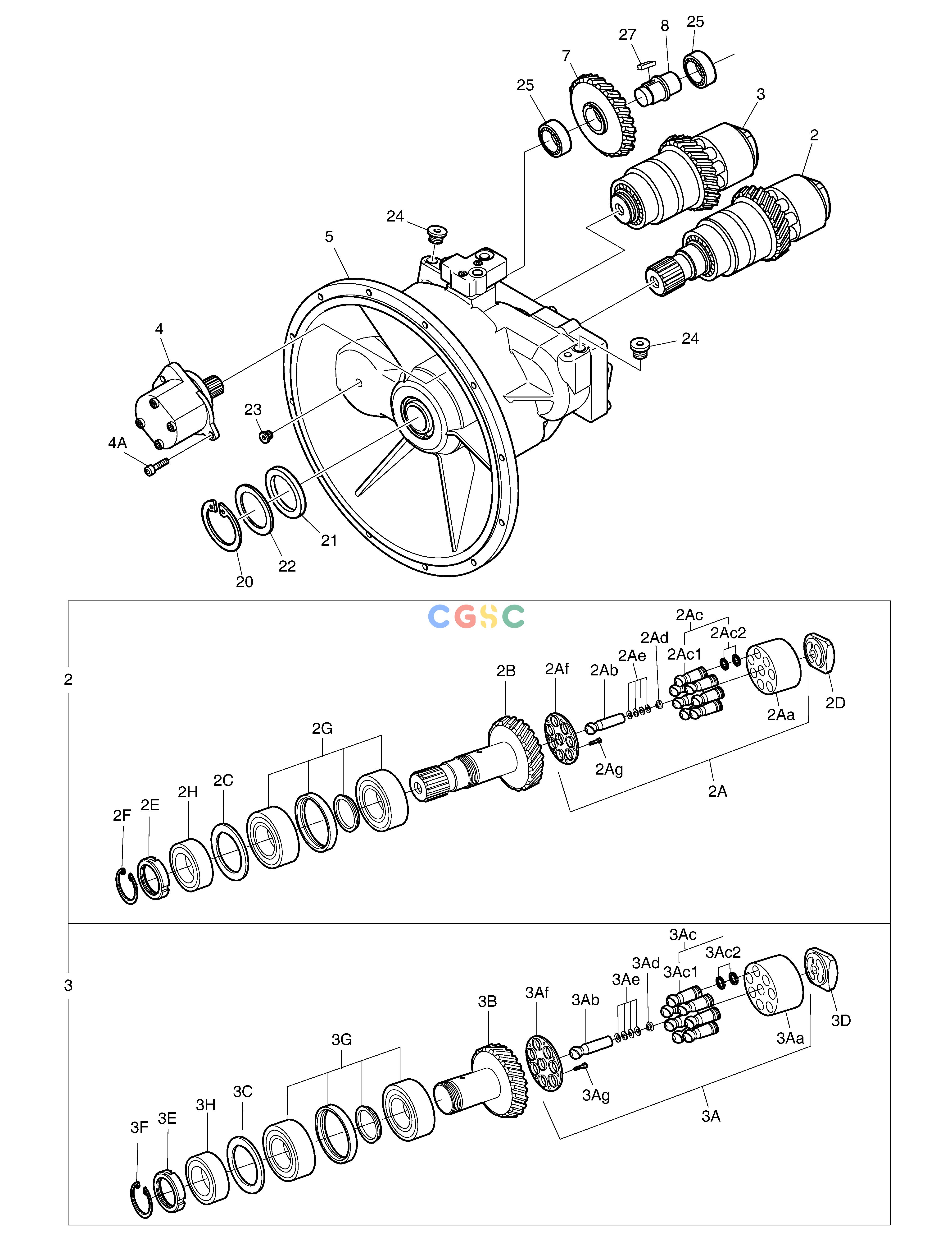 斗山零件查询MAIN PUMP - ROTARY GROUP DX380LC-3(OCEANIA) Doosan parts catalog online