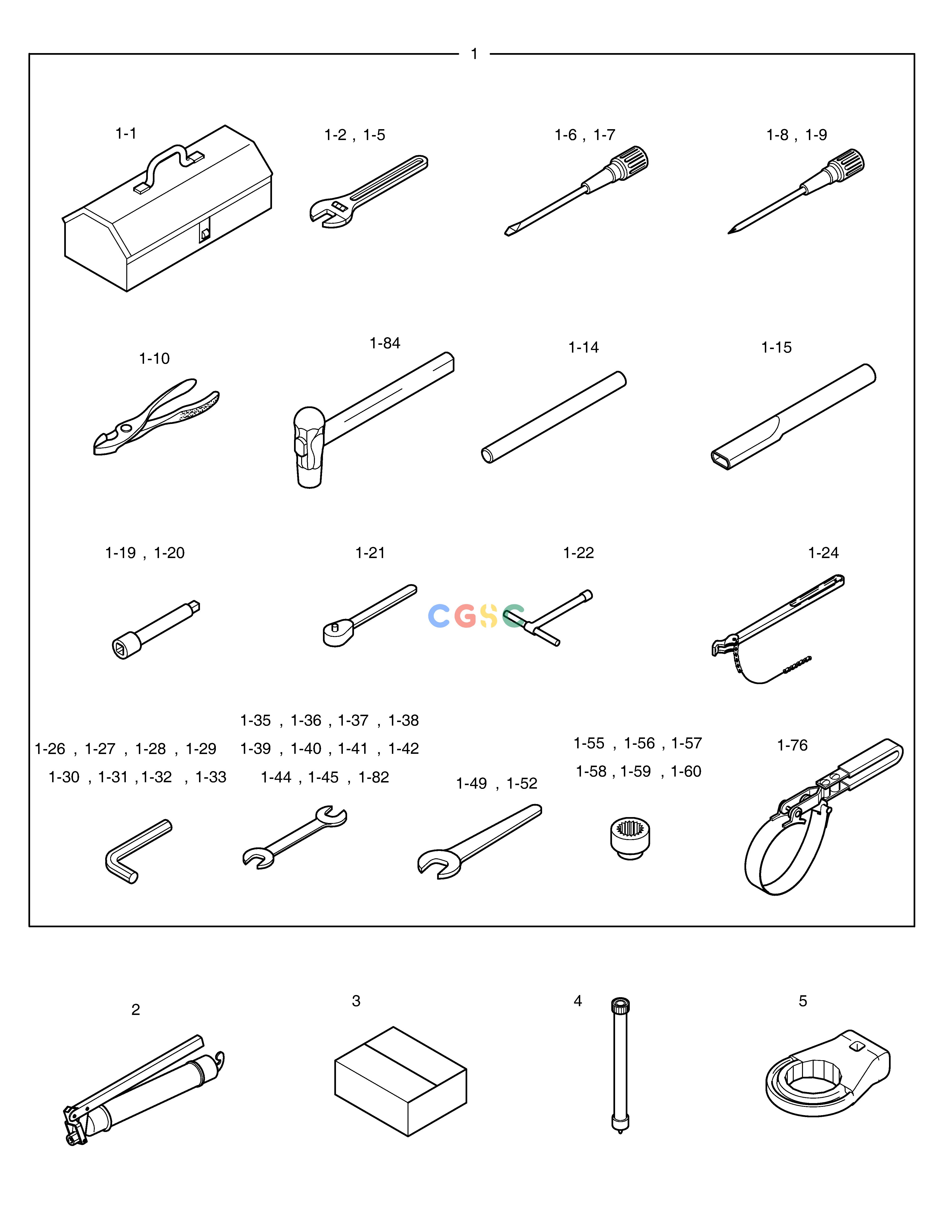 斗山零件查询TOOLS DX380LC-3(OCEANIA) Doosan parts catalog online