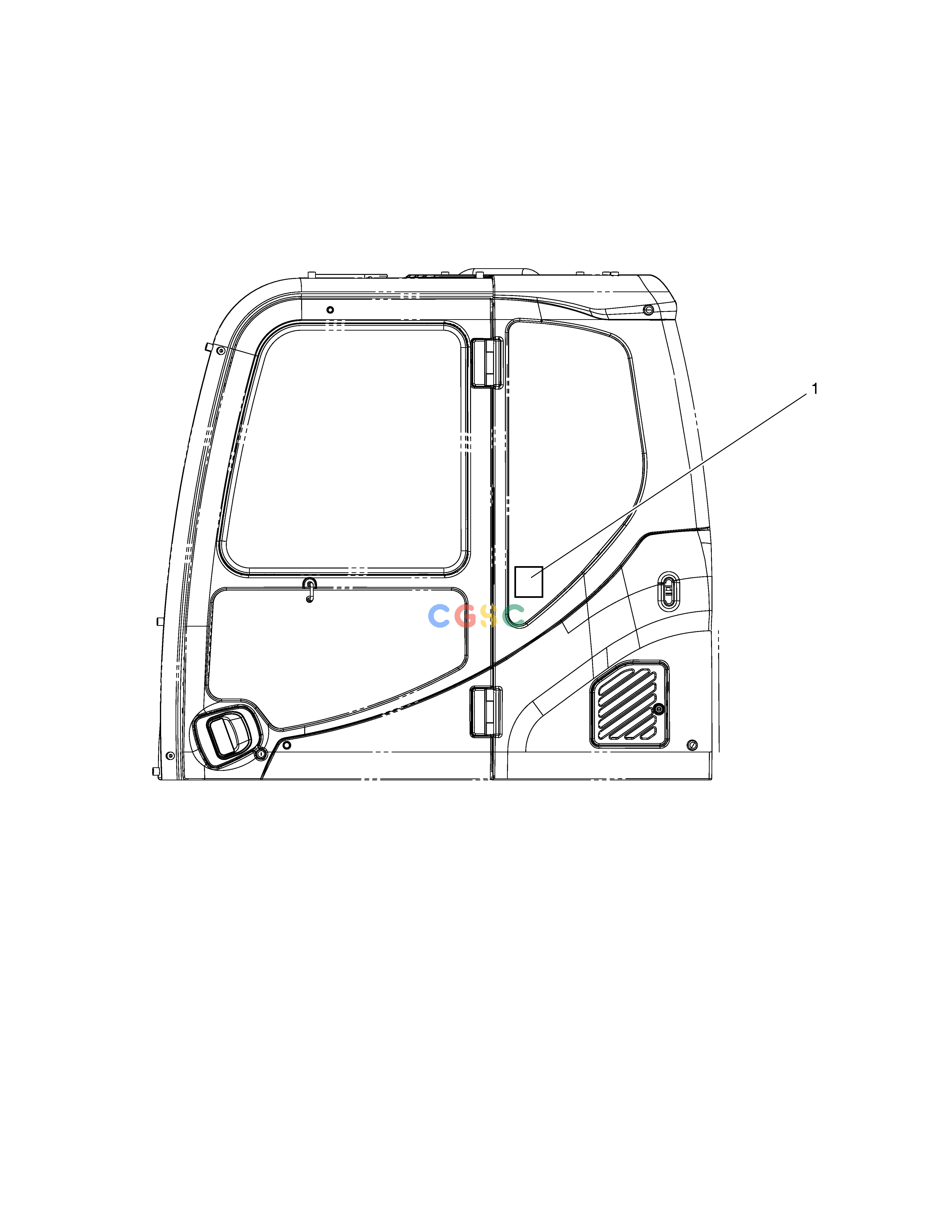 斗山零件查询DECAL - SOUND DX380LC-3(OCEANIA) Doosan parts catalog online