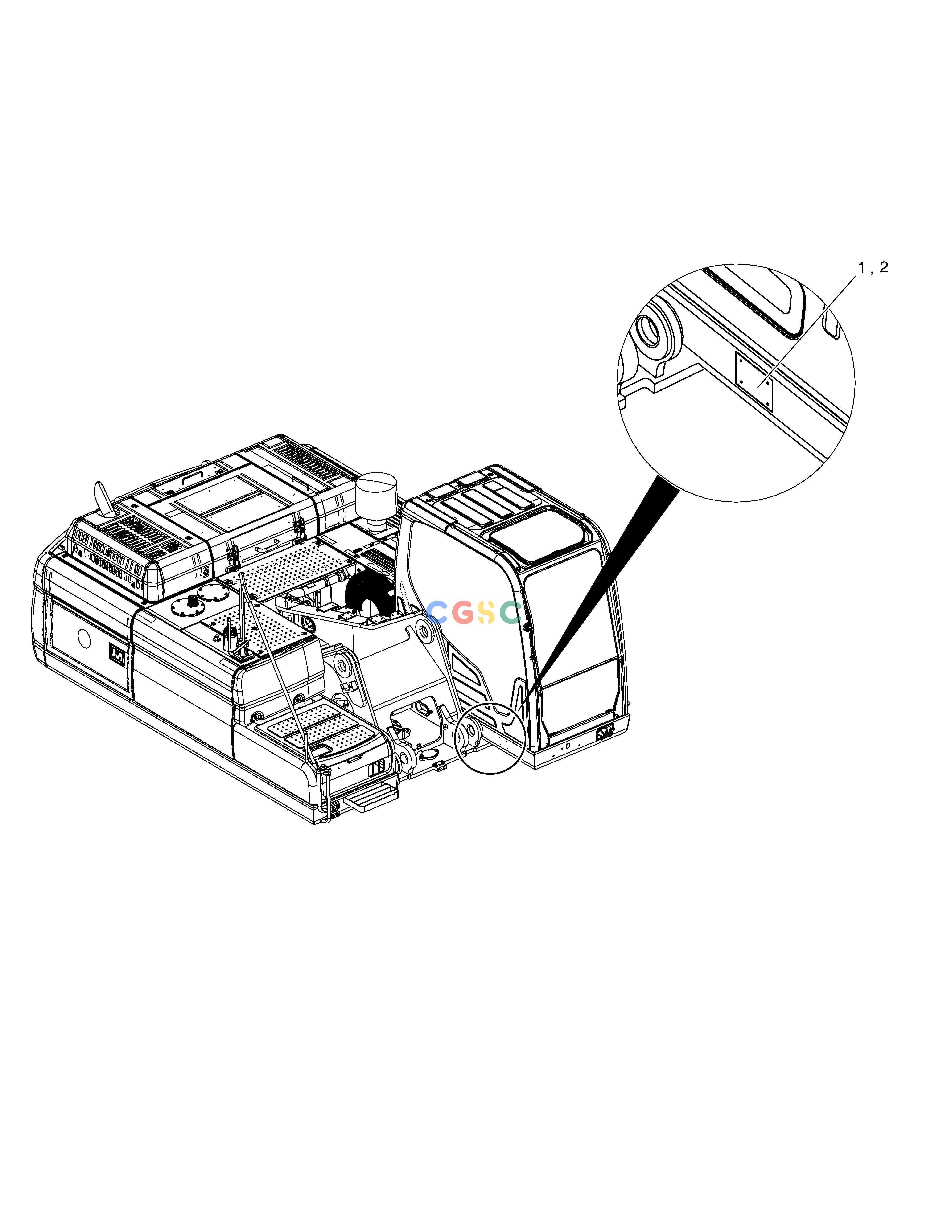 斗山零件查询DECAL - SERIAL DX380LC-3(OCEANIA) Doosan parts catalog online