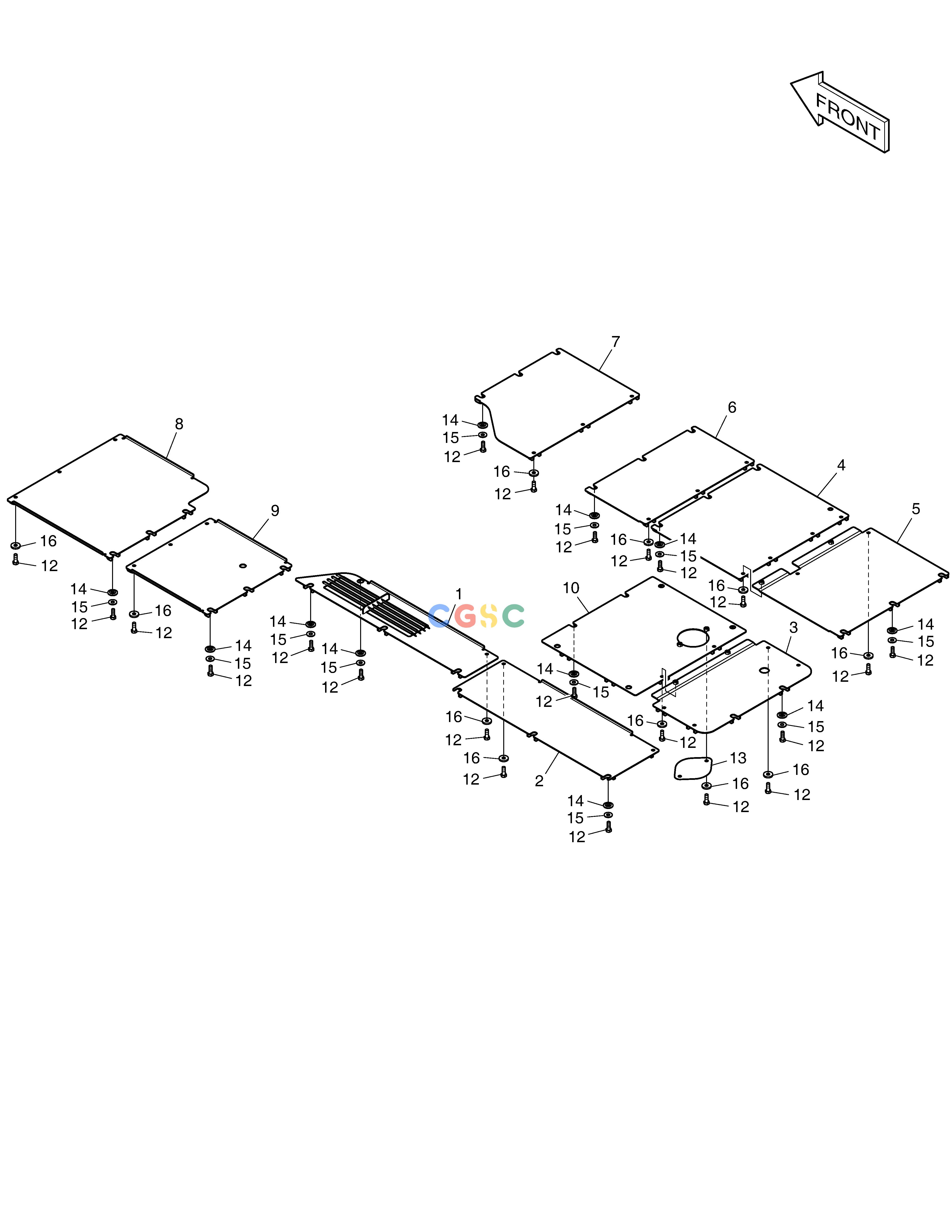 斗山零件查询UNDER COVER-HEAVY DUTY DX380LC-3(OCEANIA) Doosan parts catalog online