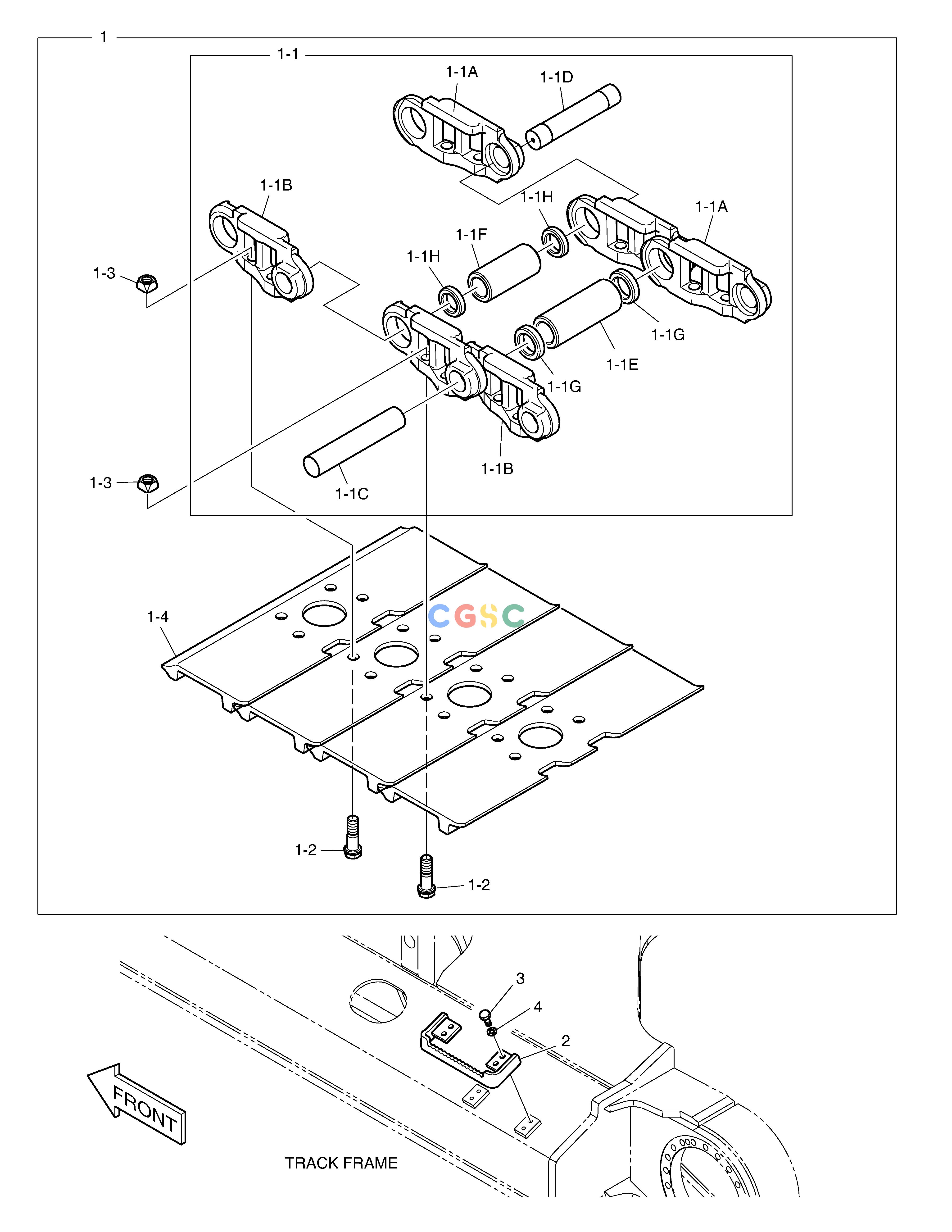 斗山零件查询TRACK SHOE-600G(DOUBLE GROUSER) DX380LC-3(OCEANIA) Doosan parts catalog online
