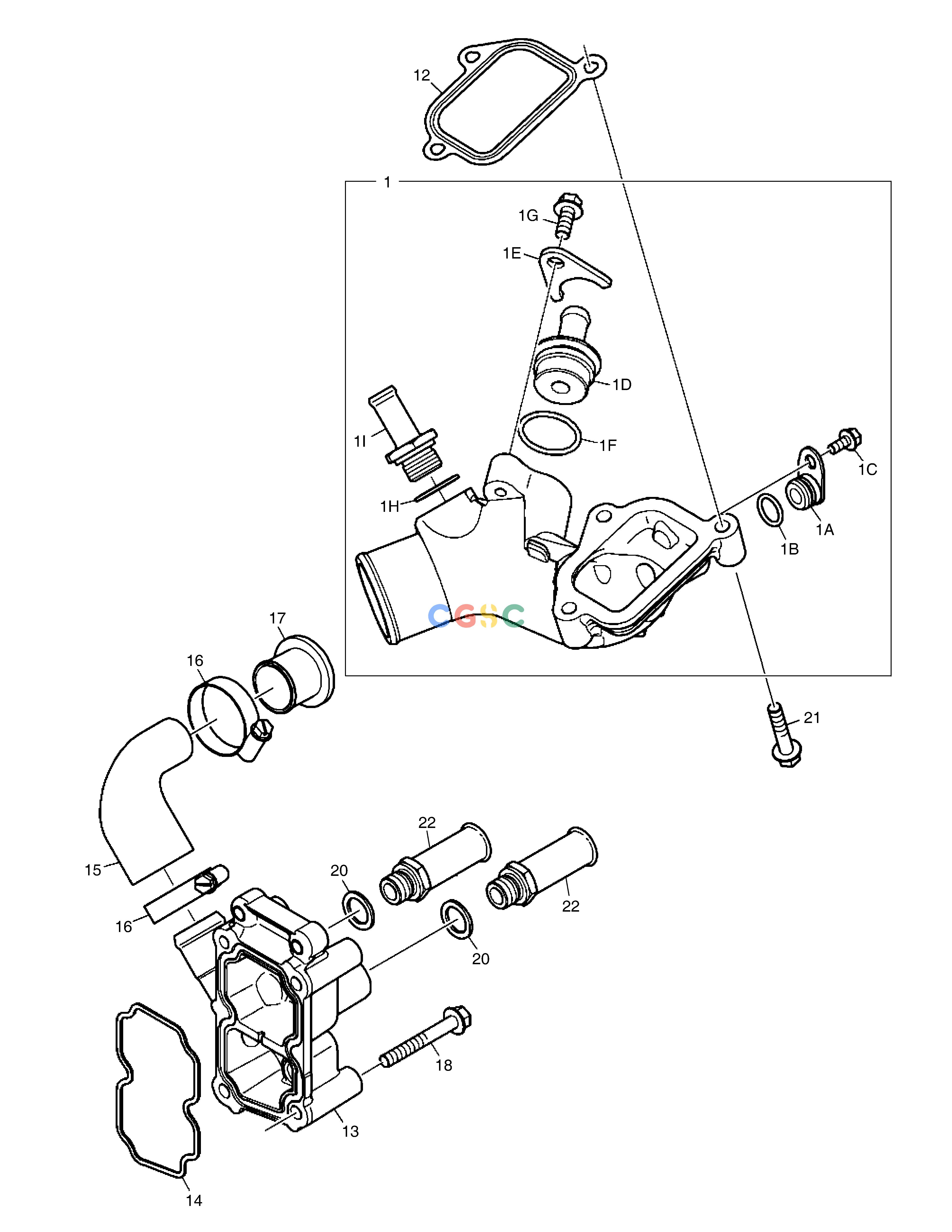 斗山零件查询EGR SYSTEM DX530LC-5(S/N:10001~10006) Doosan parts catalog online