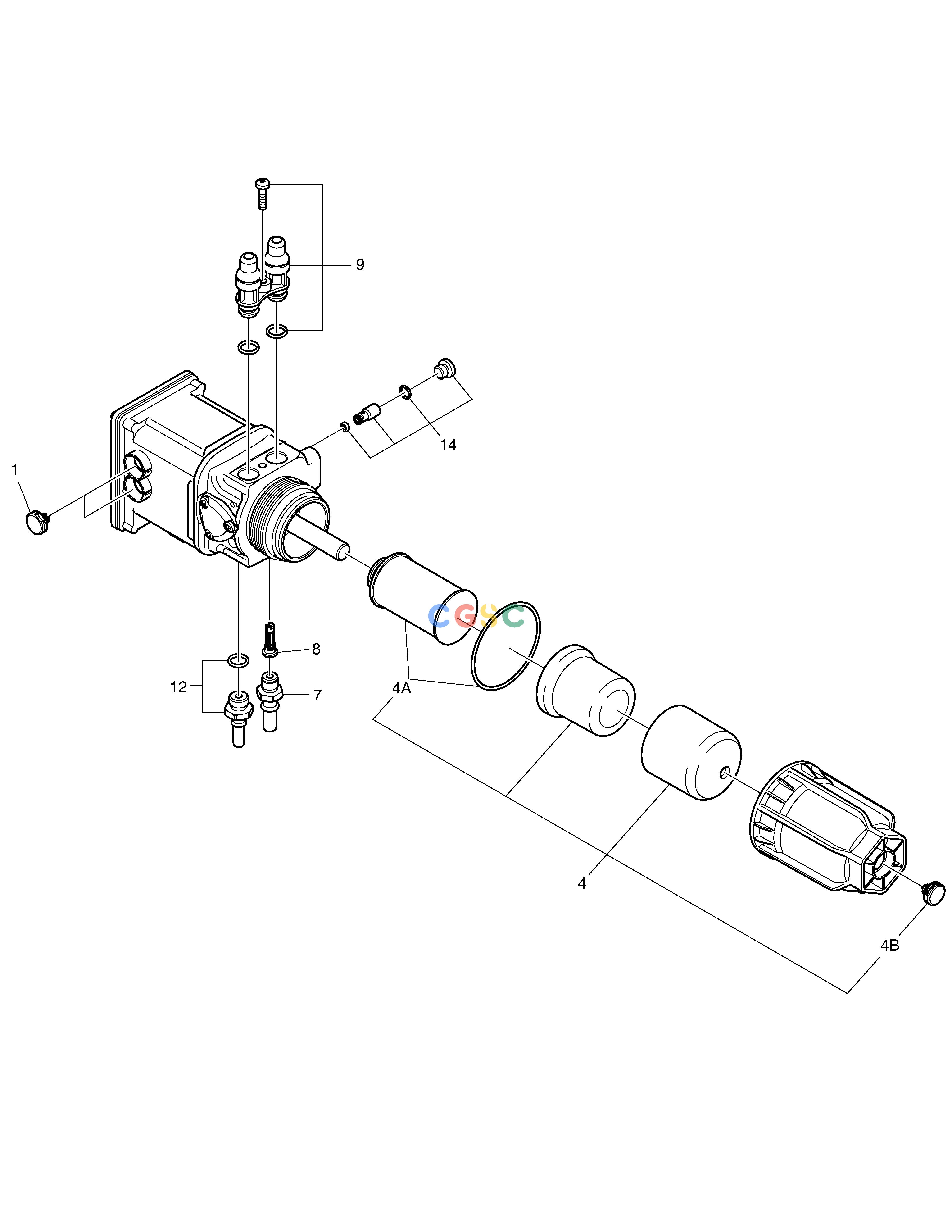 斗山零件查询DOSAGE PUMP - SCR DX530LC-5(S/N:10001~10006) Doosan parts catalog online