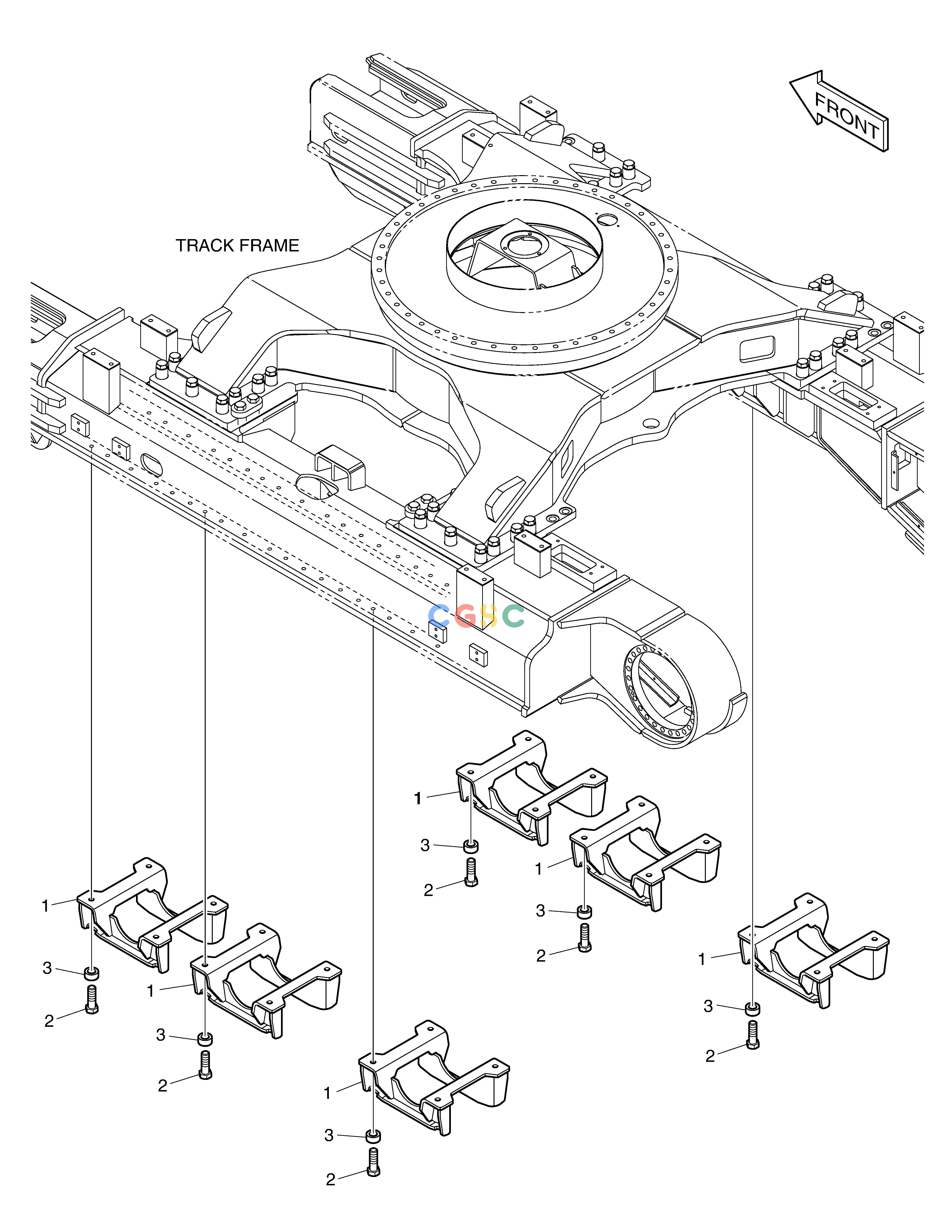 斗山零件查询TRACK GUARD DX530LC-5(S/N:10001~10006) Doosan parts catalog online