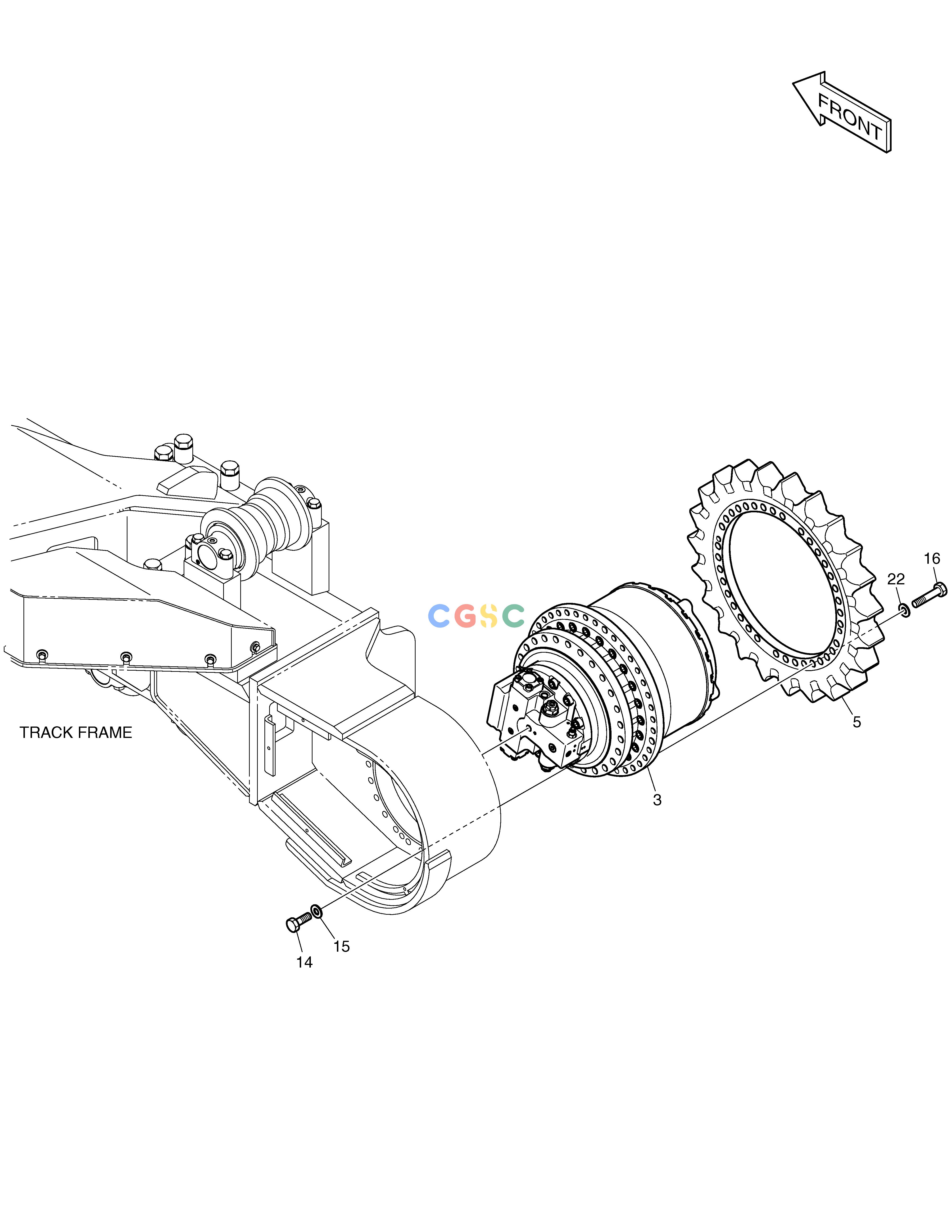 斗山零件查询TRAVEL DEVICE DX530LC-5(S/N:10001~10006) Doosan parts catalog online