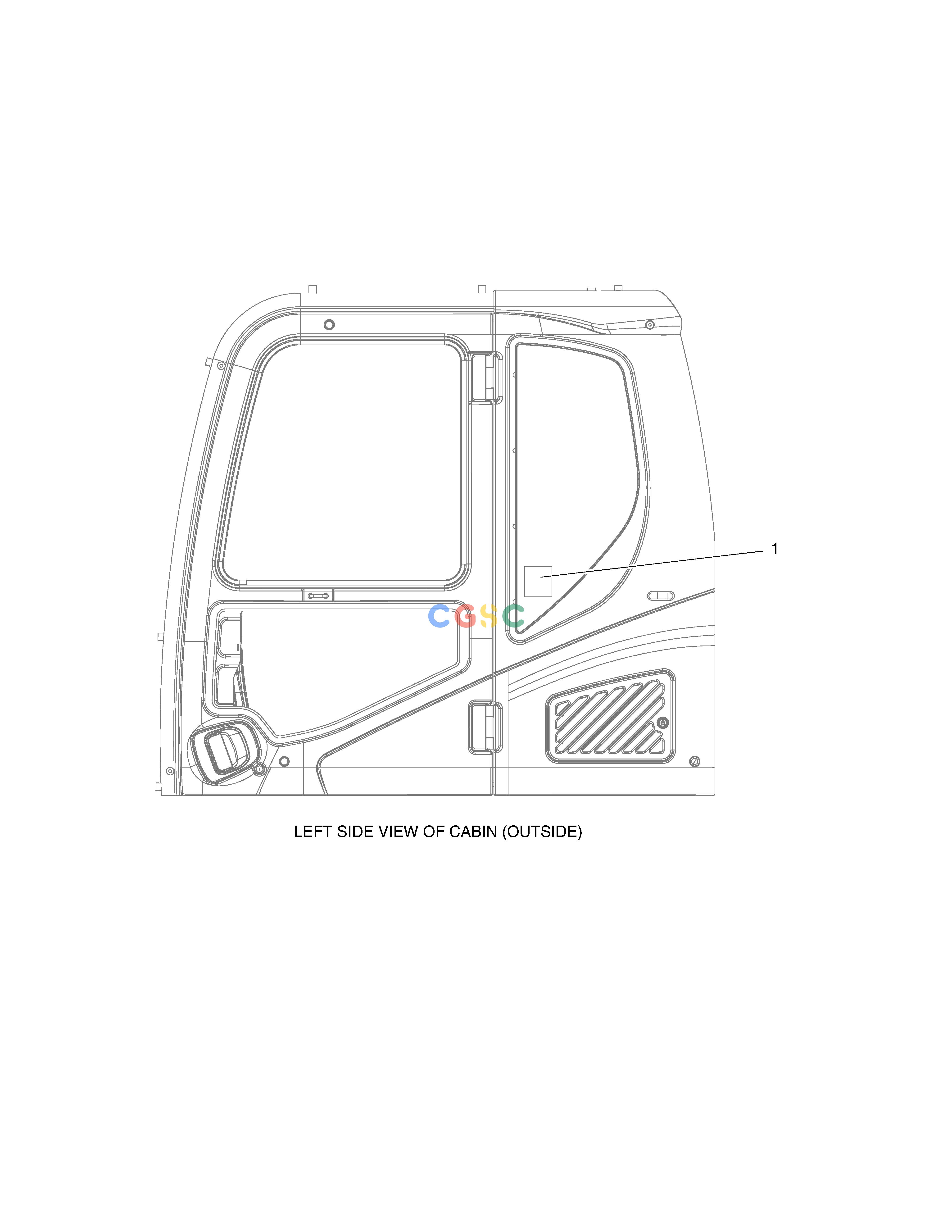 斗山零件查询DECAL - SOUND DX530LC-5(S/N:10001~10006) Doosan parts catalog online