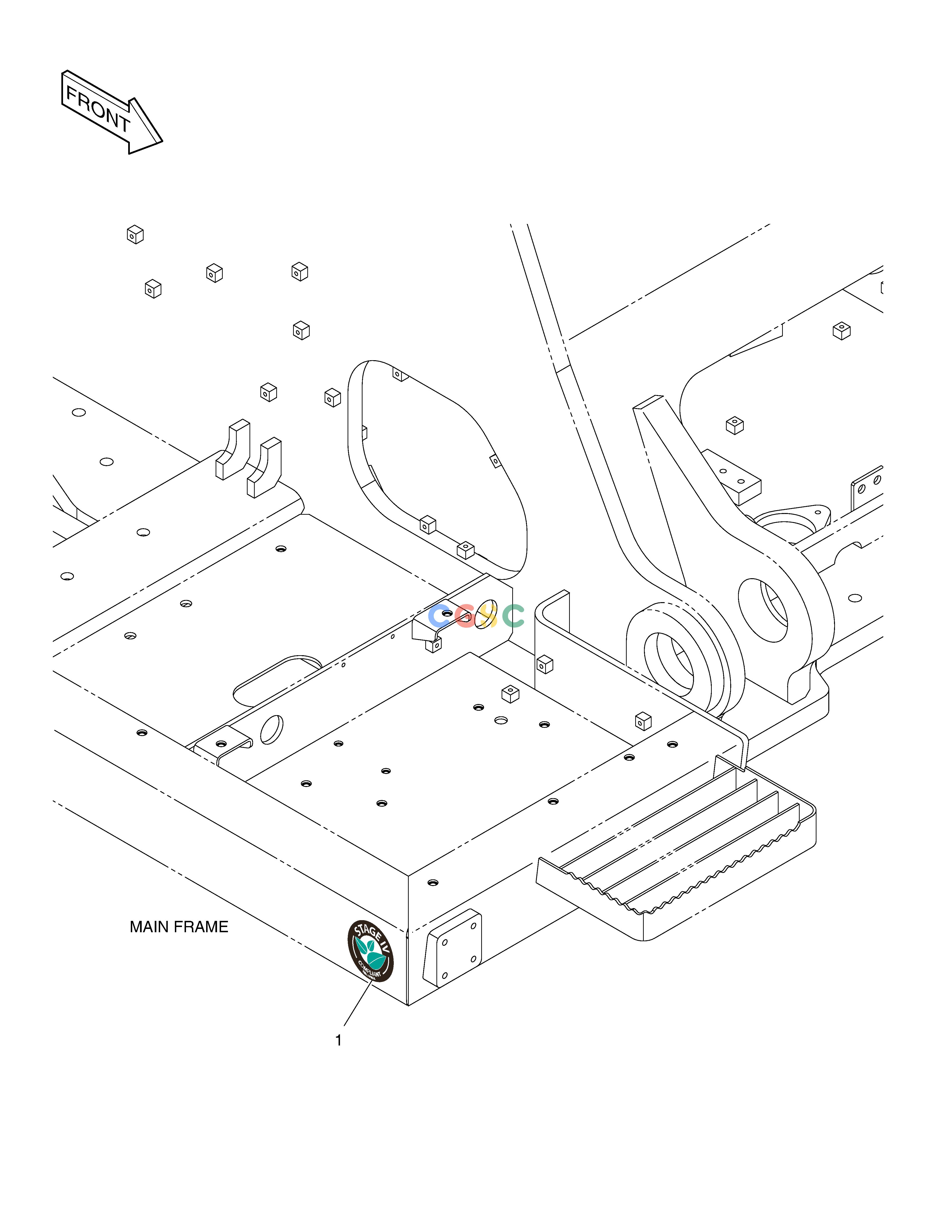斗山零件查询DECAL - STAGE Ⅳ(EUROPE) DX530LC-5(S/N:10001~10006) Doosan parts catalog online