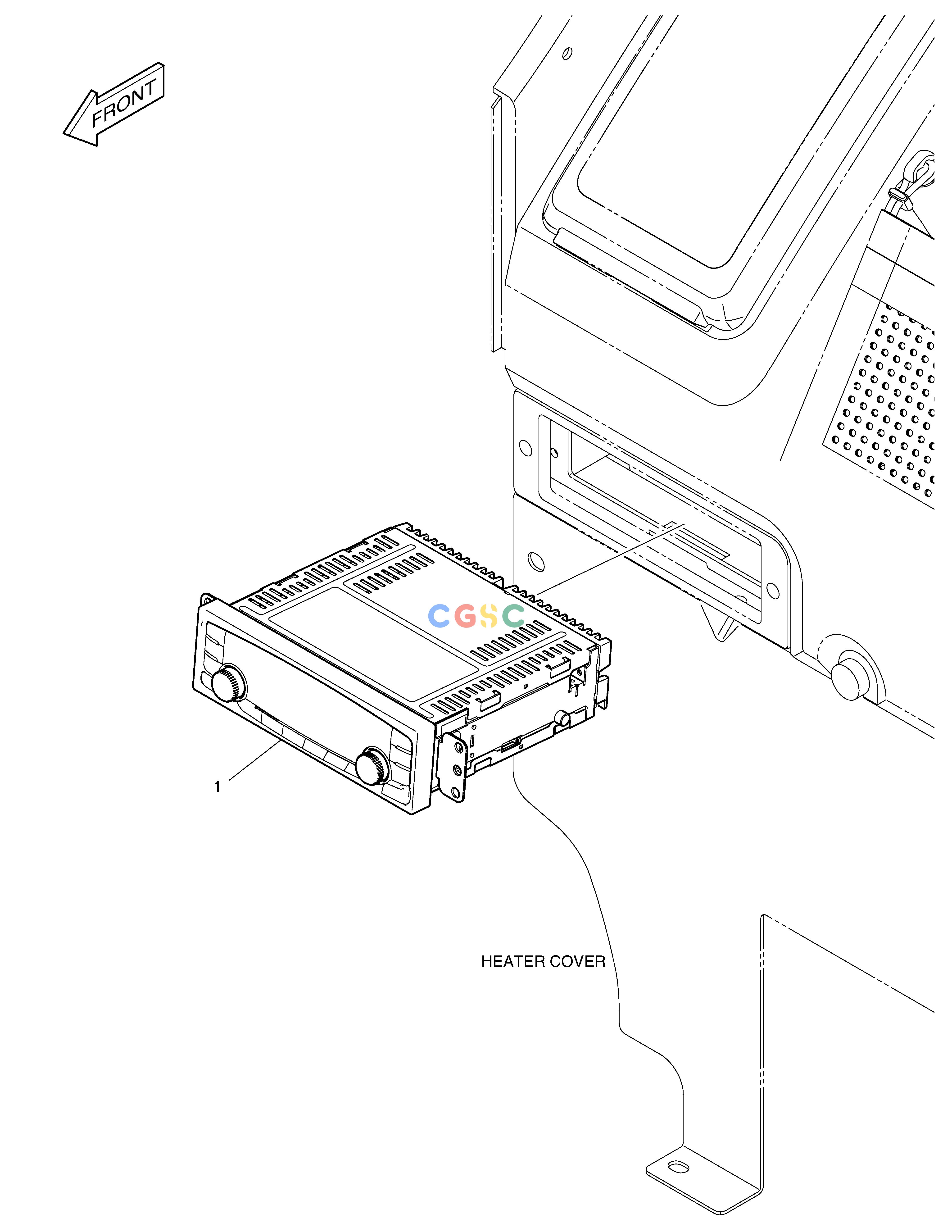斗山零件查询RADIO DX530LC-5(S/N:10001~10006) Doosan parts catalog online