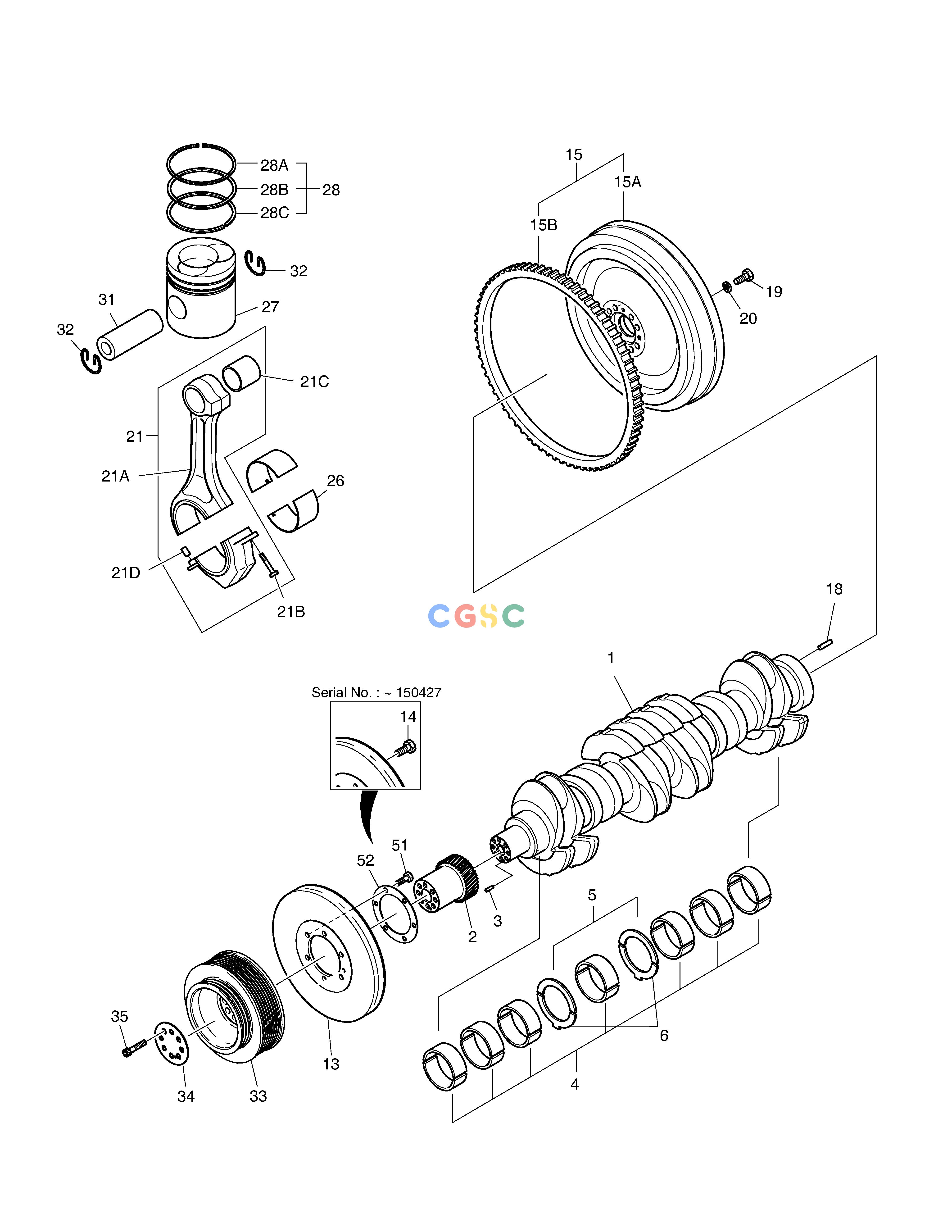 斗山零件查询DRIVING SYSTEM DX360LCA(S/N:5950~) Doosan parts catalog online