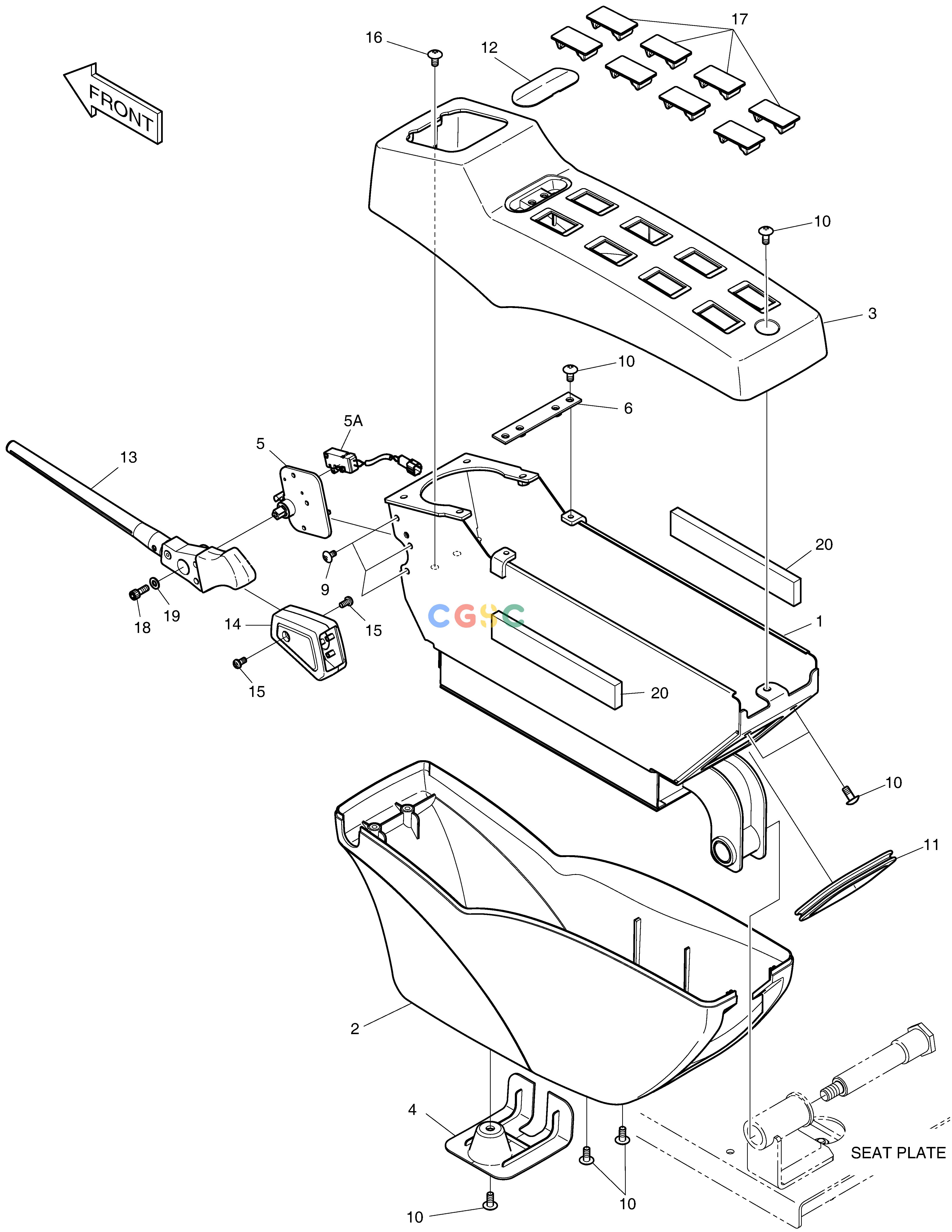 斗山零件查询CONTROL STAND - L.H. DX360LCA(S/N:5950~) Doosan parts catalog online