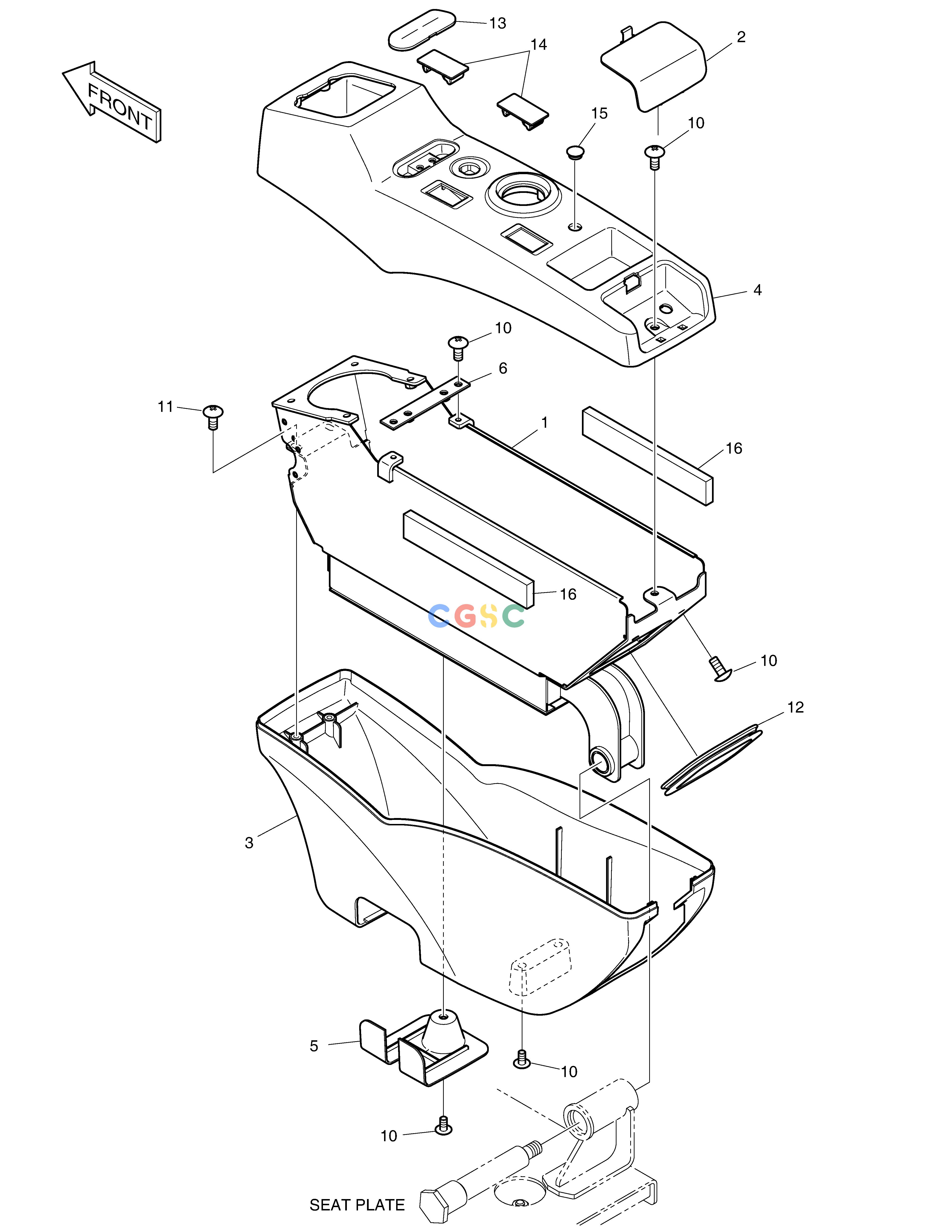 斗山零件查询CONTROL STAND - R.H. DX360LCA(S/N:5950~) Doosan parts catalog online