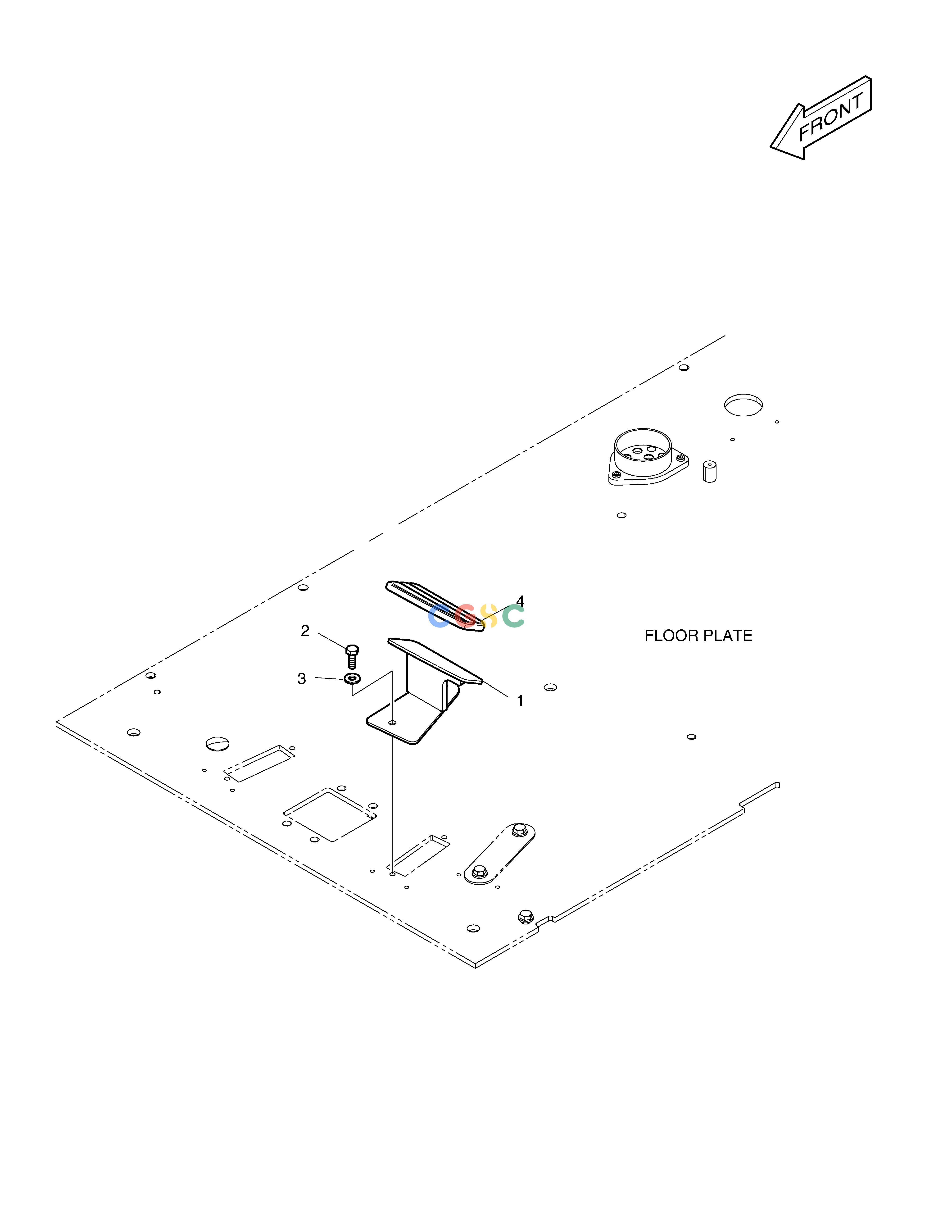 斗山零件查询FOOT REST - L.H. DX360LCA(S/N:5950~) Doosan parts catalog online