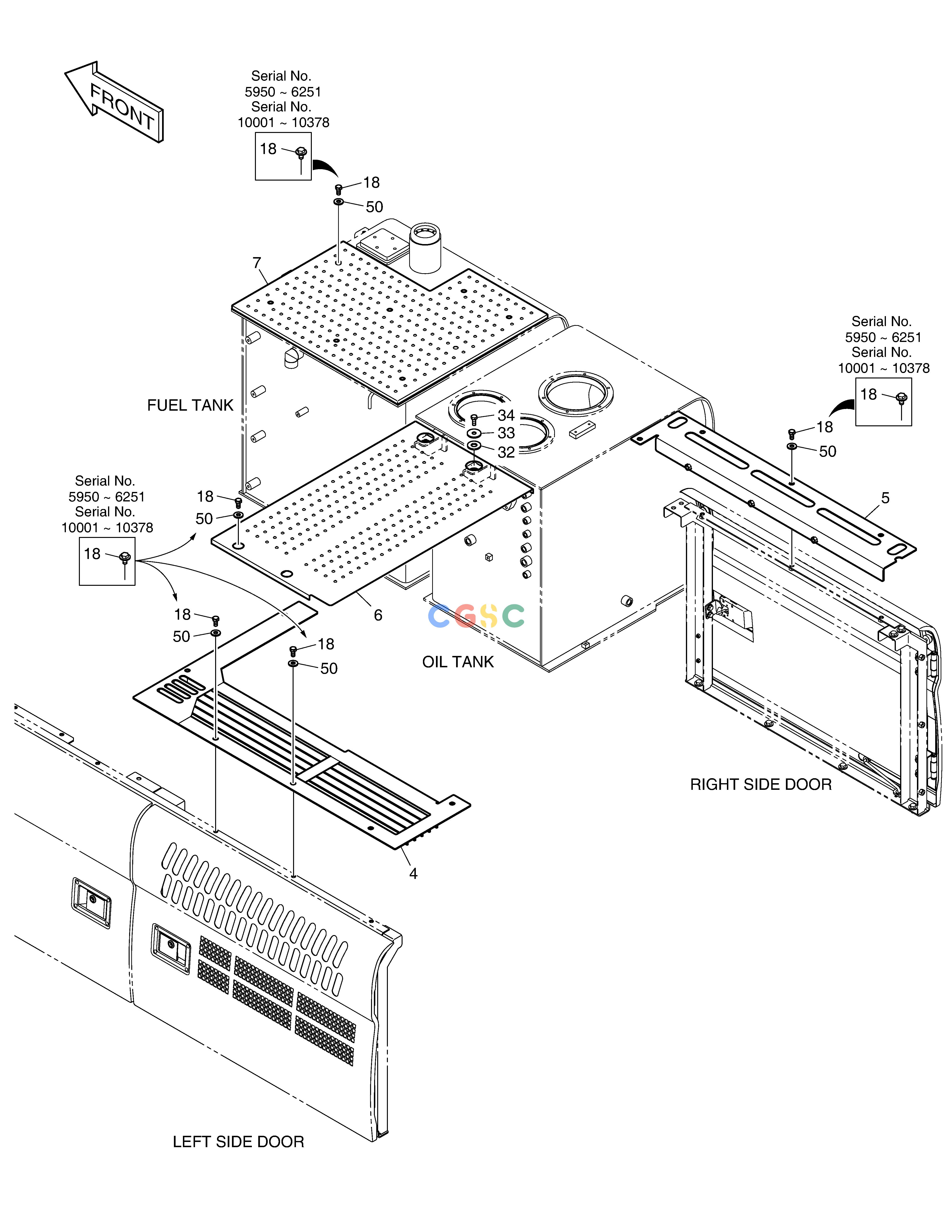 斗山零件查询COVER DX360LCA(S/N:5950~) Doosan parts catalog online