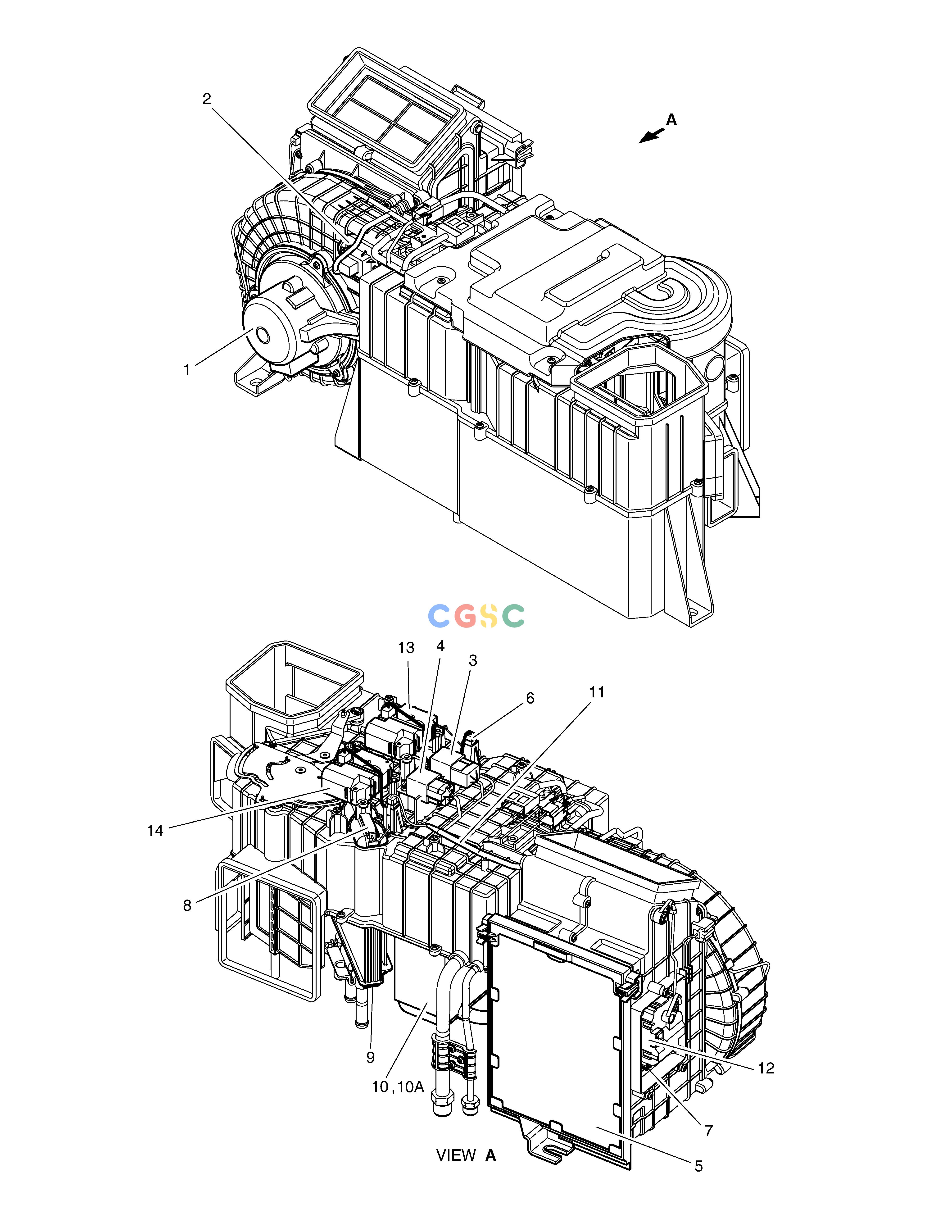 斗山零件查询AIRCON UNIT DX360LCA(S/N:5950~) Doosan parts catalog online