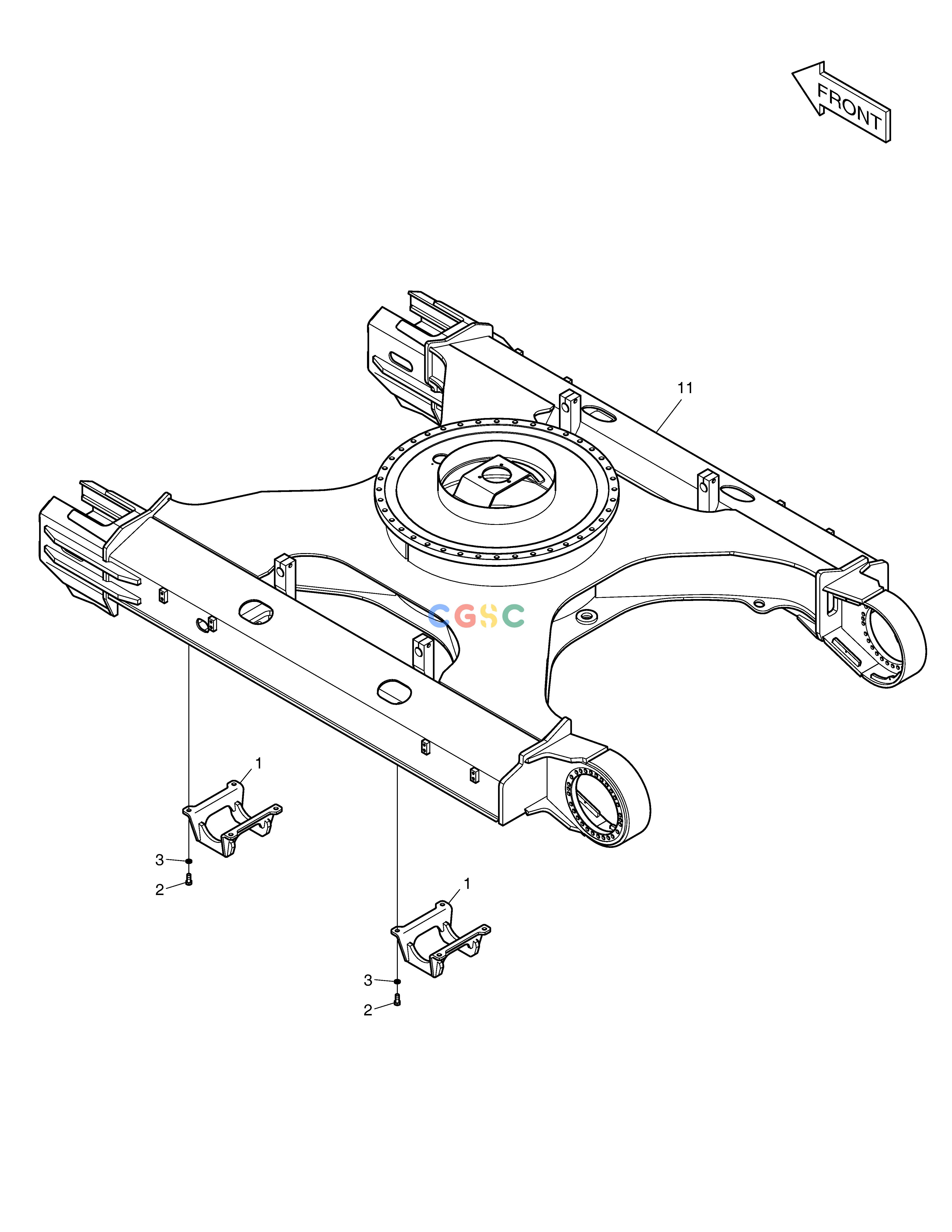 斗山零件查询TRACK GUARD DX360LCA(S/N:5950~) Doosan parts catalog online