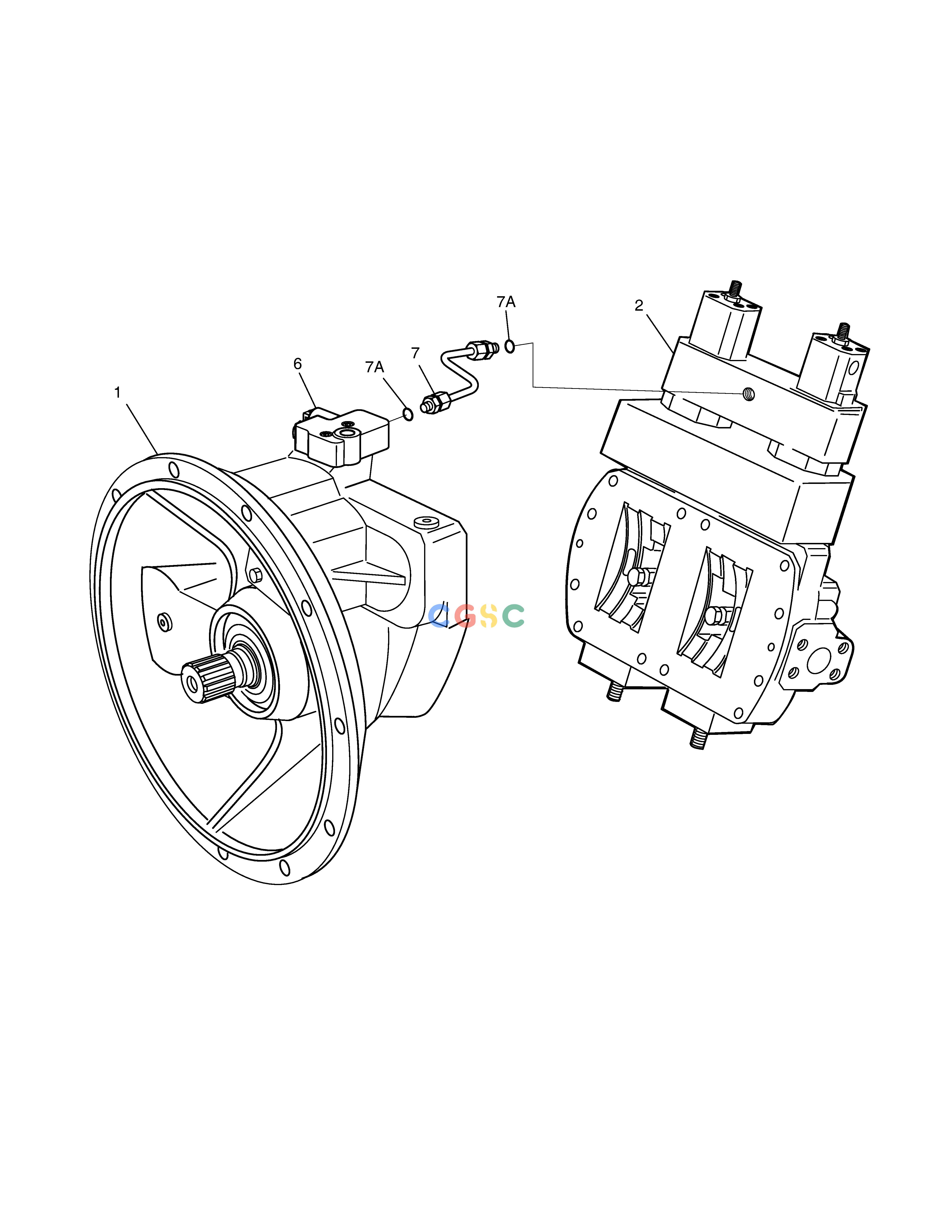 斗山零件查询MAIN PUMP DX360LCA(S/N:5950~) Doosan parts catalog online