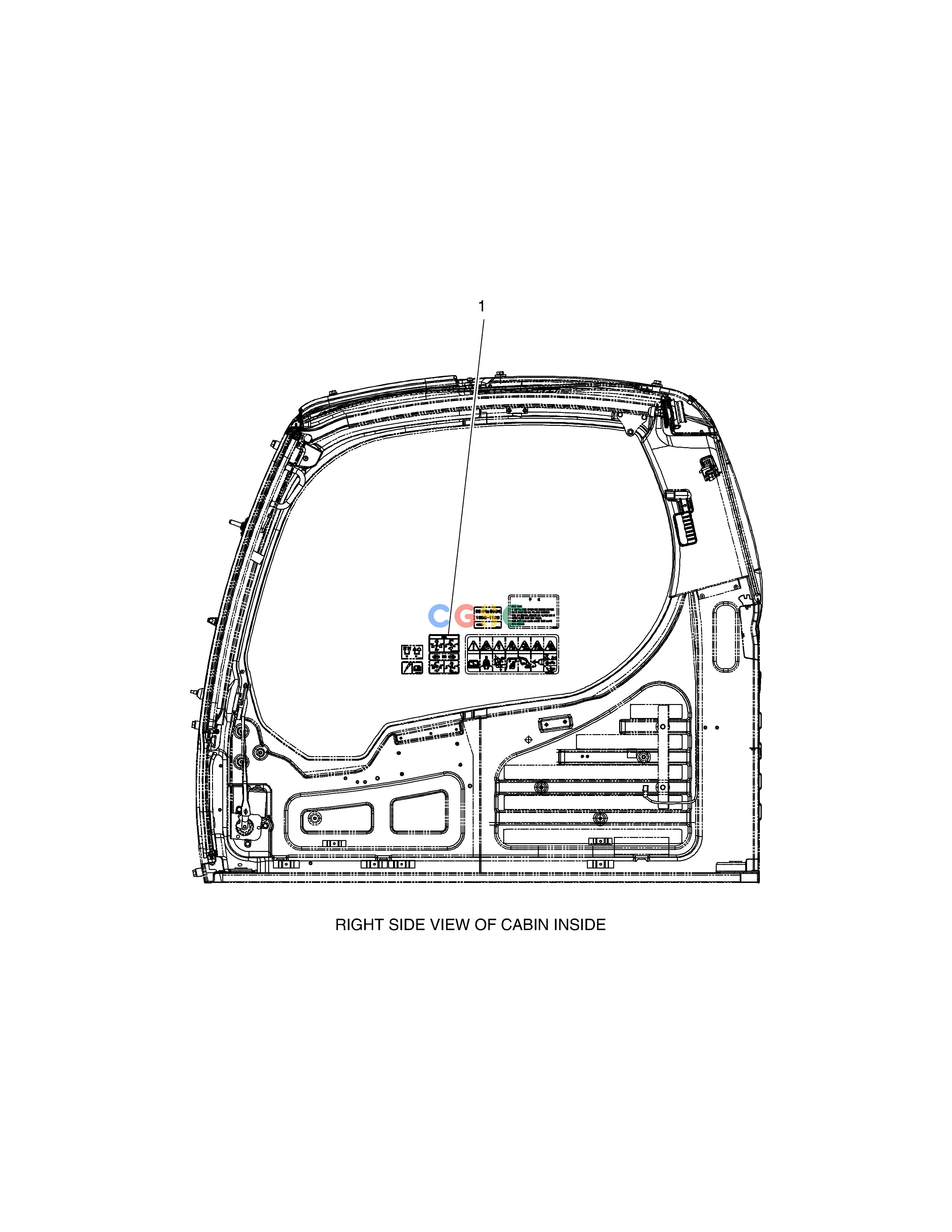 斗山零件查询DECAL - PATTERN CHANGE DX360LCA(S/N:5950~) Doosan parts catalog online