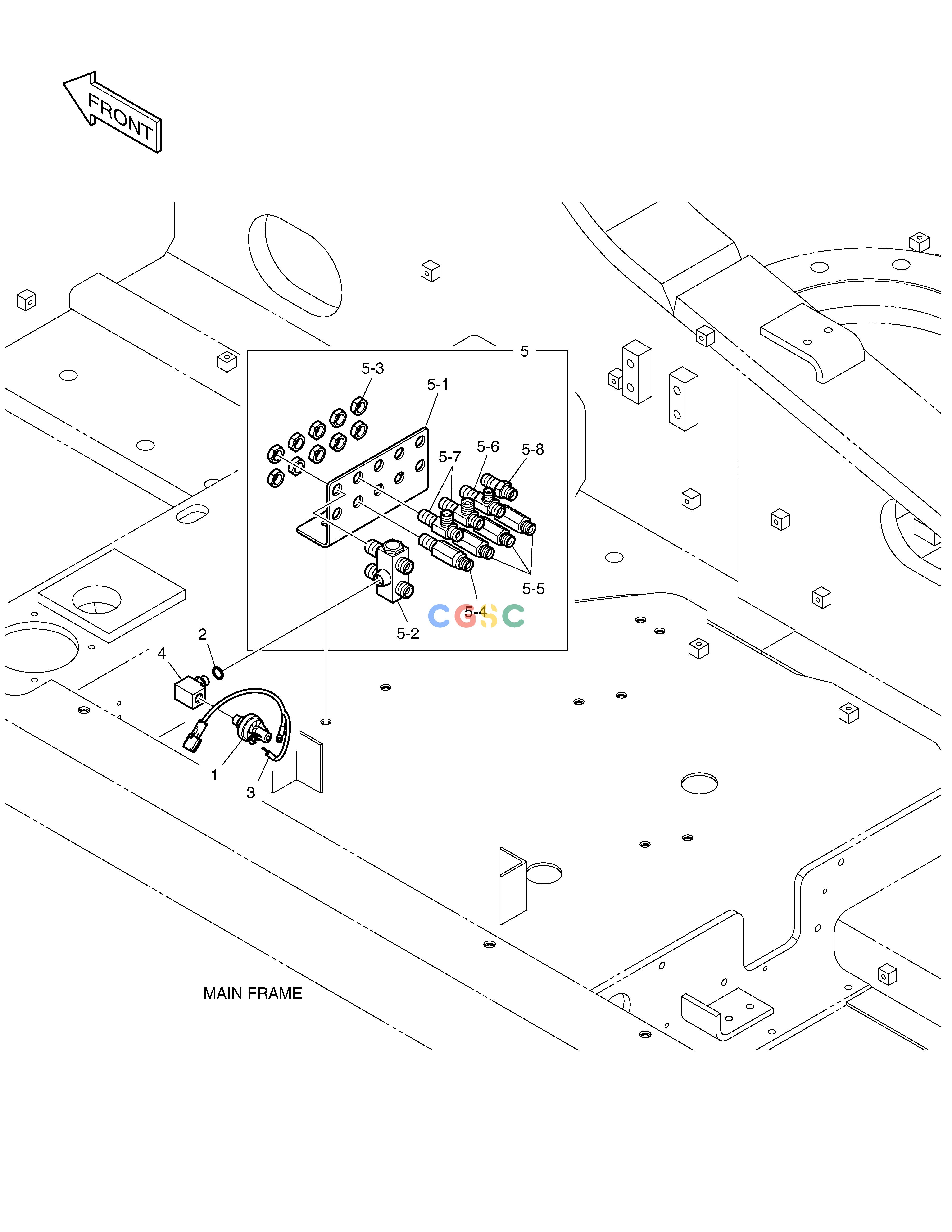 斗山零件查询SWING ALARM - ONE WAY DX360LCA(S/N:5950~) Doosan parts catalog online