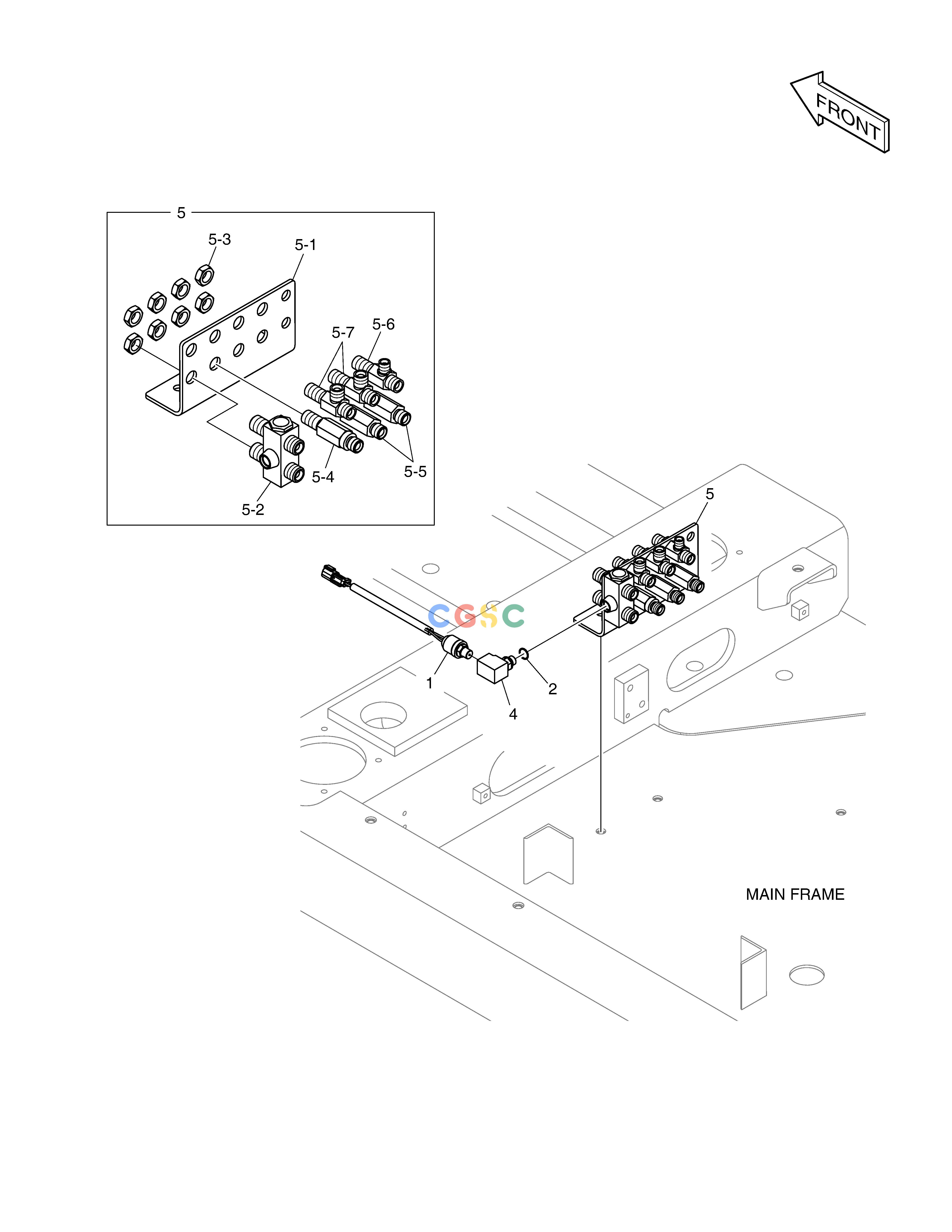 斗山零件查询SWING ALARM - NON TWO WAY DX360LCA(S/N:5950~) Doosan parts catalog online