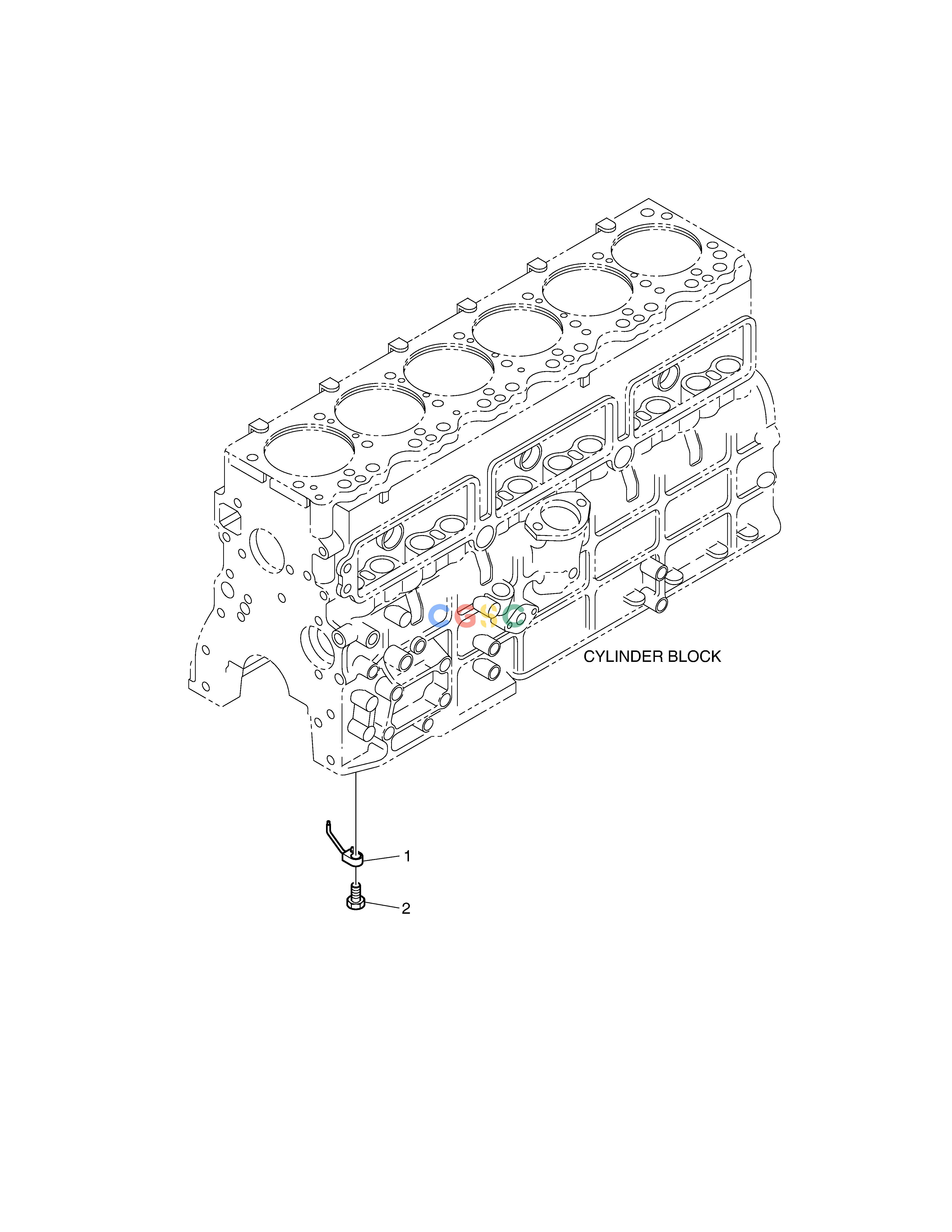 斗山零件查询OIL SPRAY NOZZLE DX200A Doosan parts catalog online