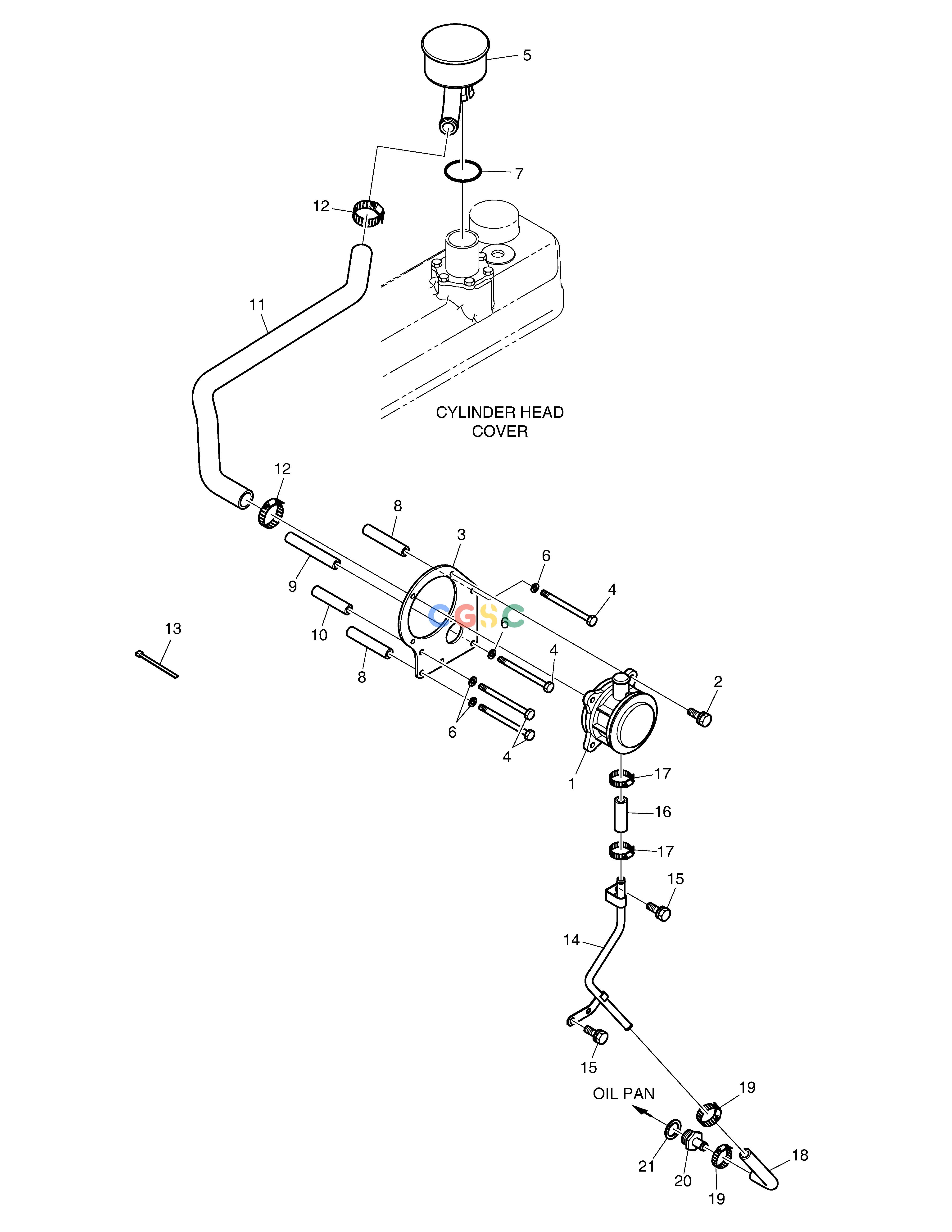 斗山零件查询BREATHER PIPE DX200A Doosan parts catalog online