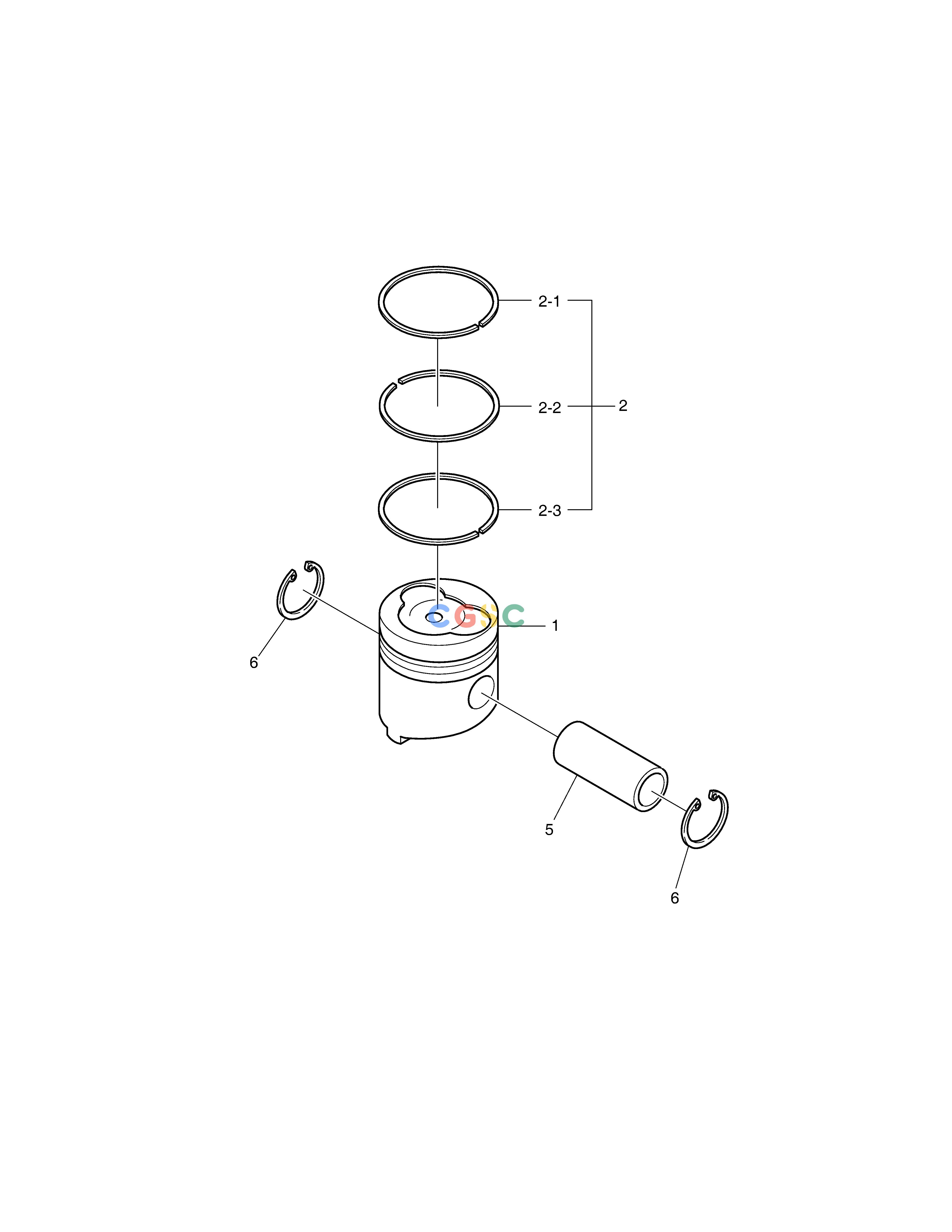 斗山零件查询PISTON DX200A Doosan parts catalog online