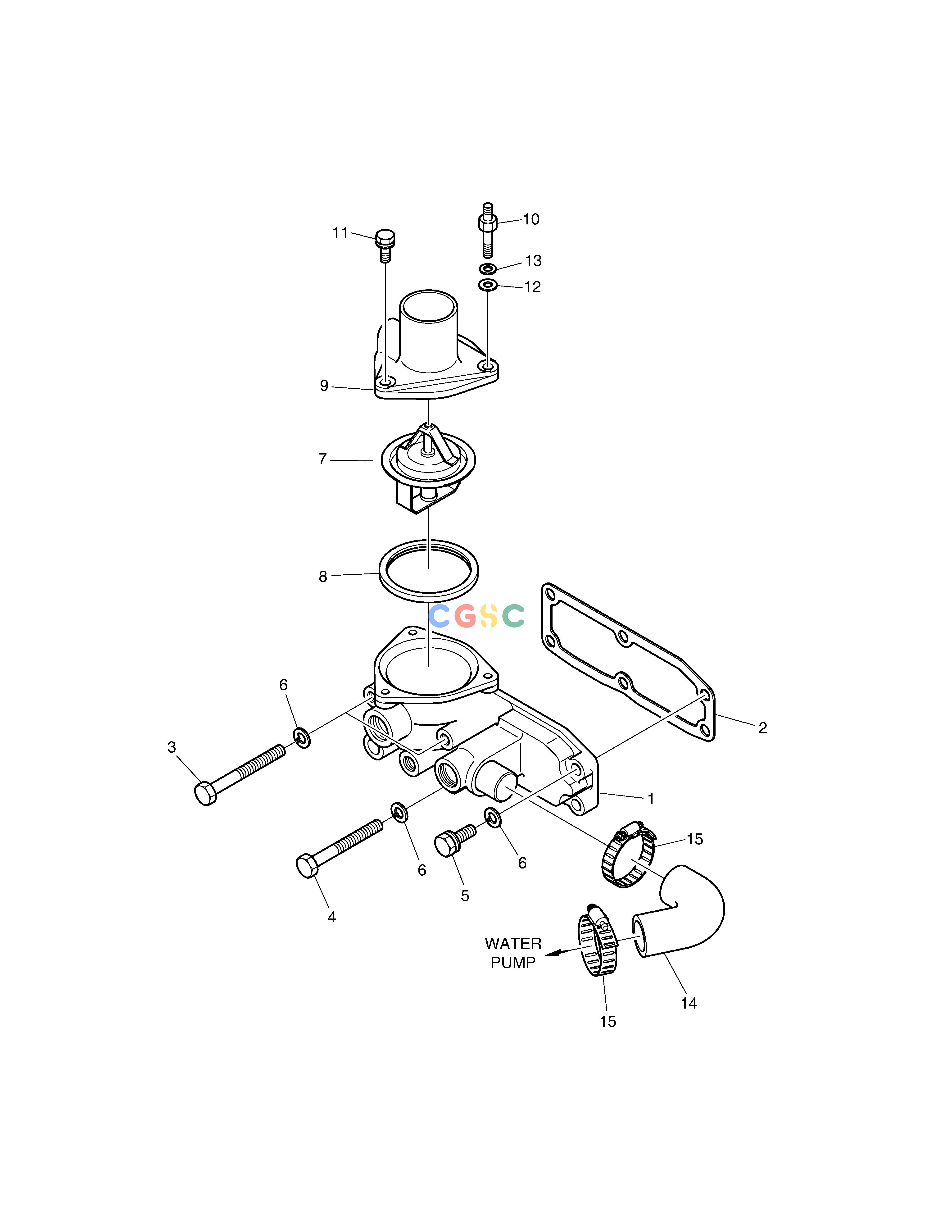 斗山零件查询THERMOSTAT DX200A Doosan parts catalog online