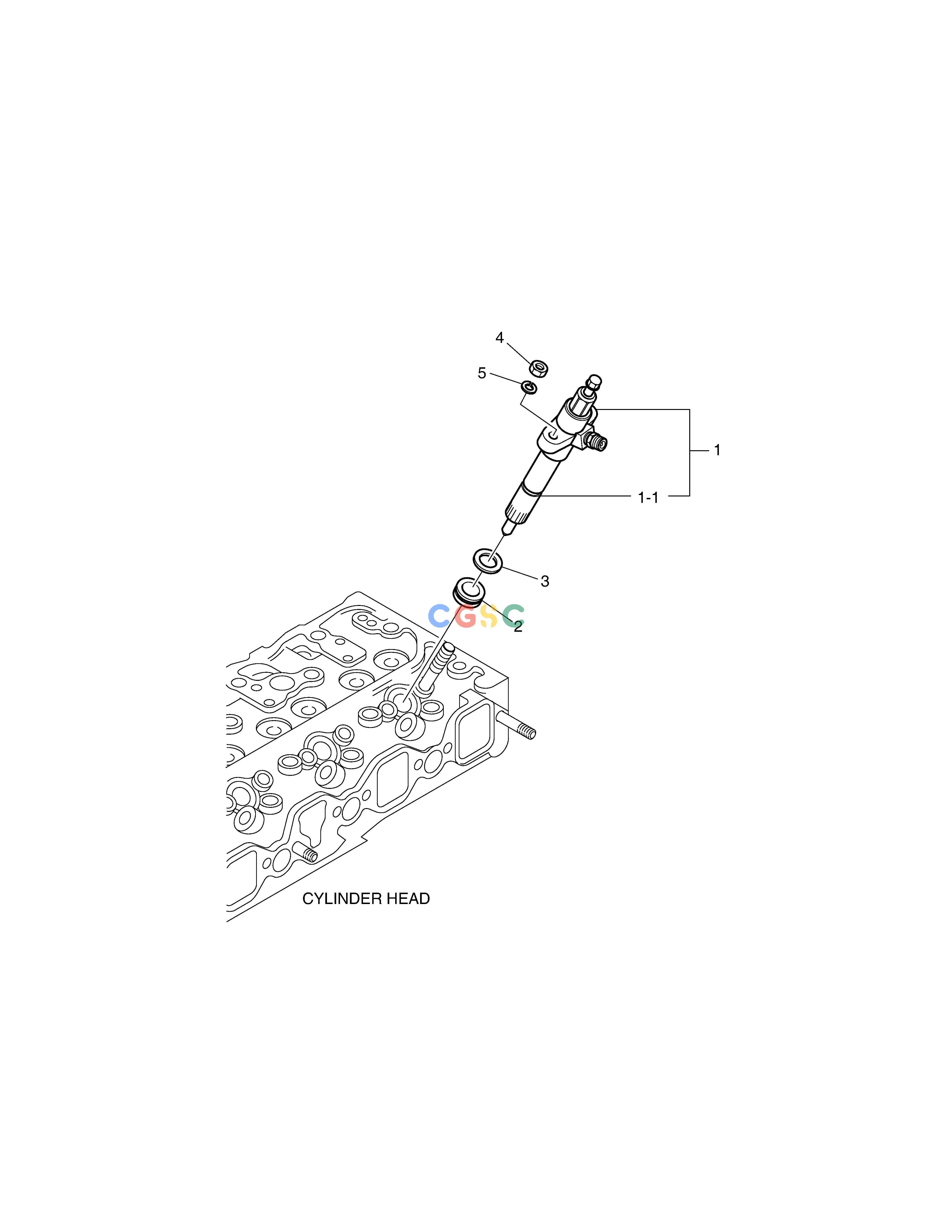 斗山零件查询INJECTION NOZZLE DX200A Doosan parts catalog online