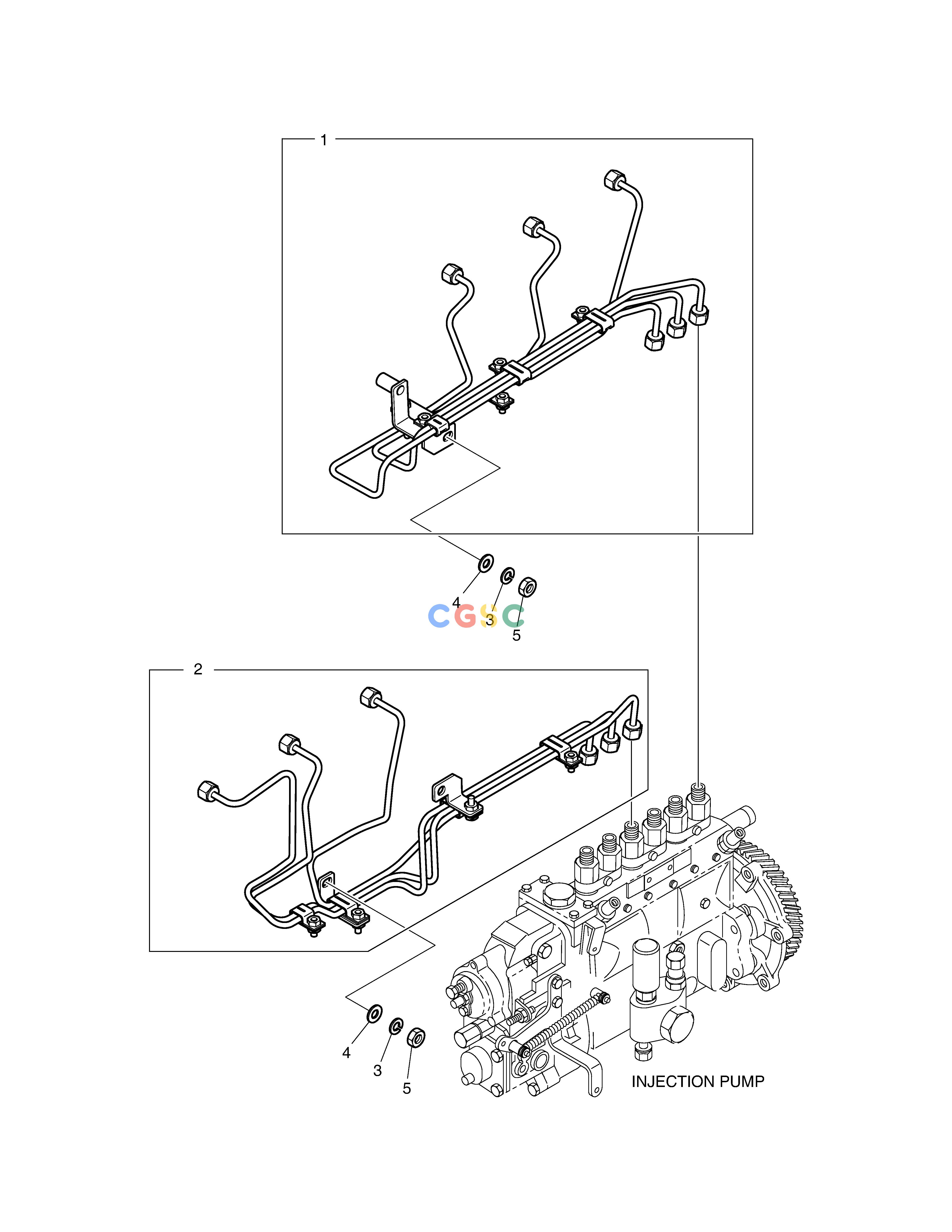 斗山零件查询INJECTION PIPE DX200A Doosan parts catalog online