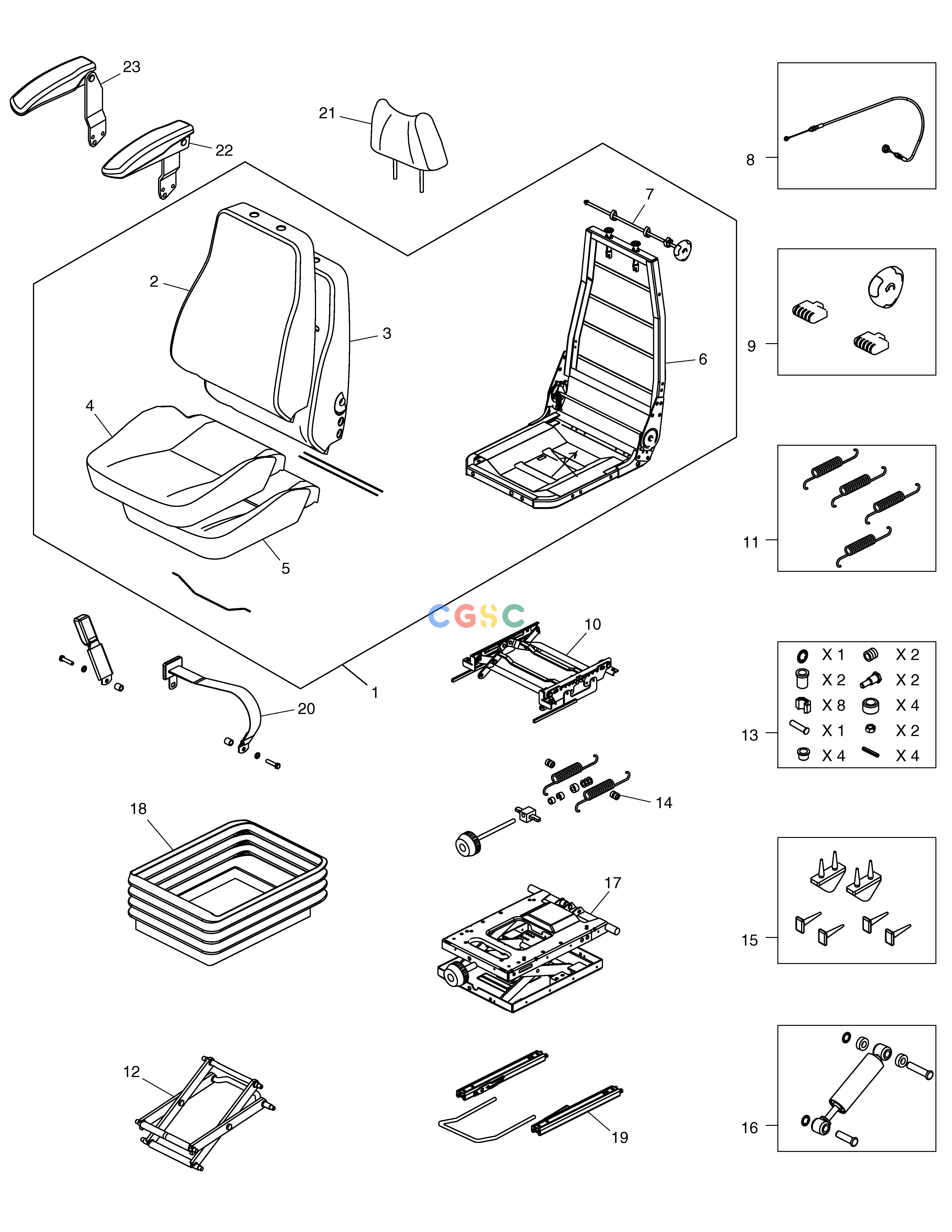 斗山零件查询SEAT DX200A Doosan parts catalog online