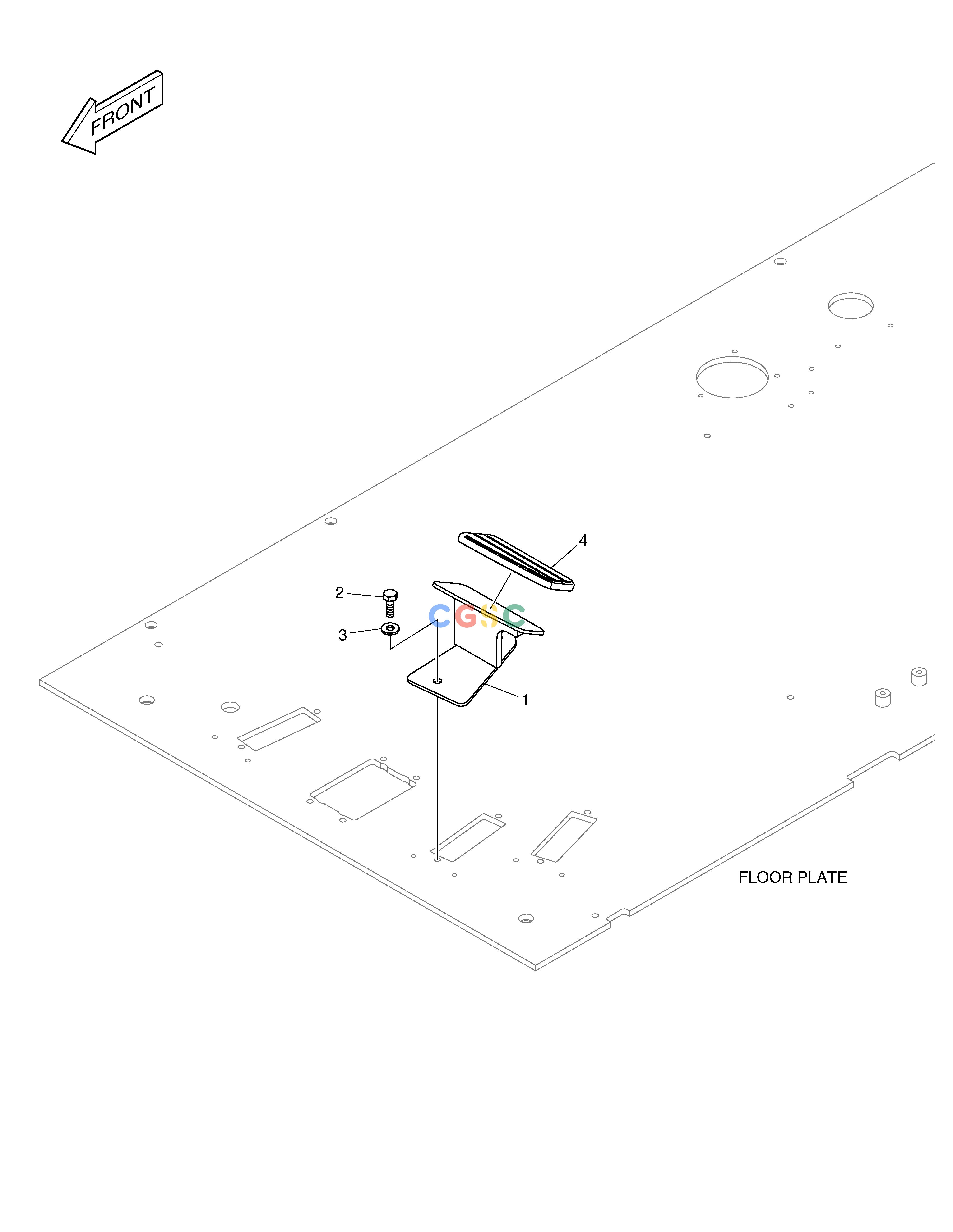 斗山零件查询FOOT REST - L.H. DX200A Doosan parts catalog online