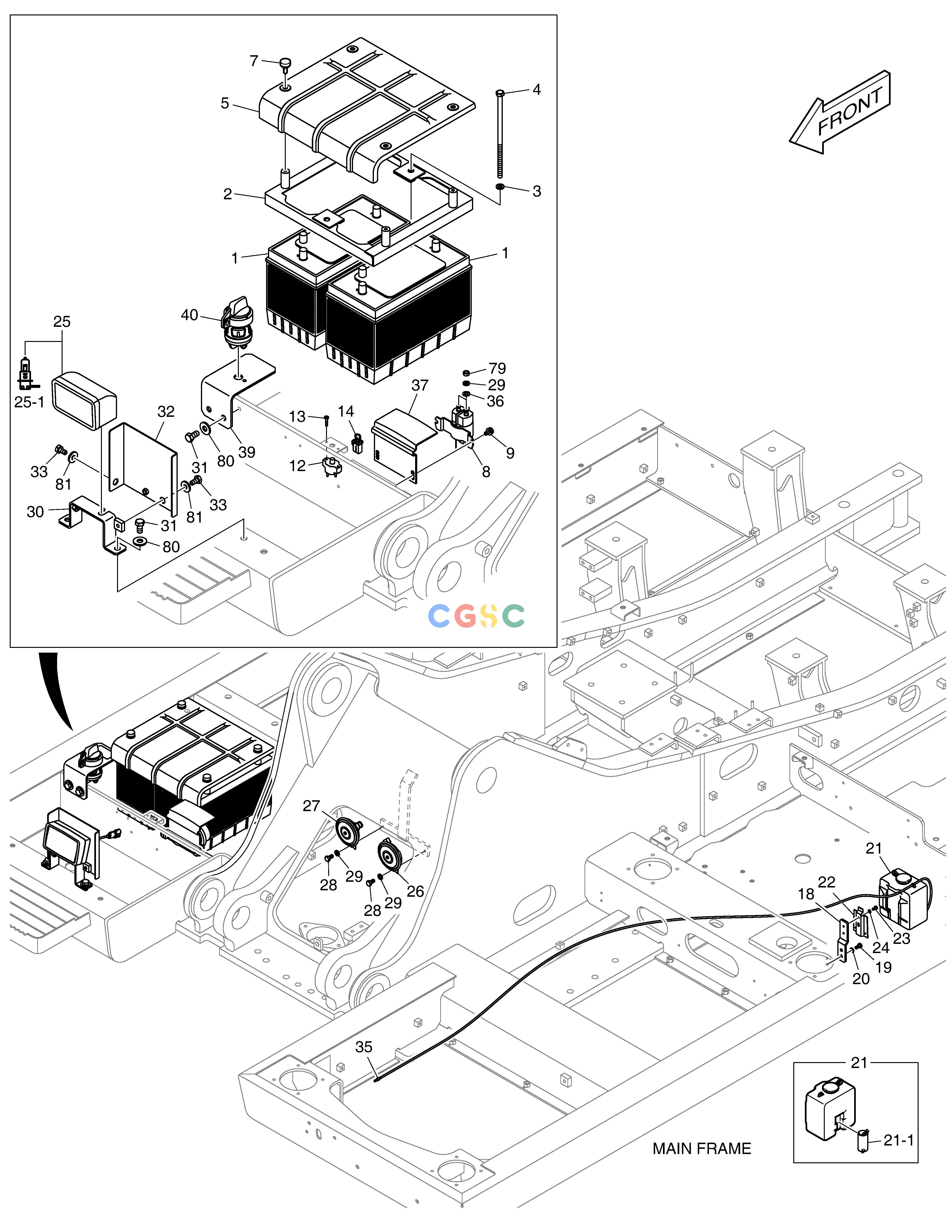 斗山零件查询ELECTRIC PARTS - RELATED DX200A Doosan parts catalog online