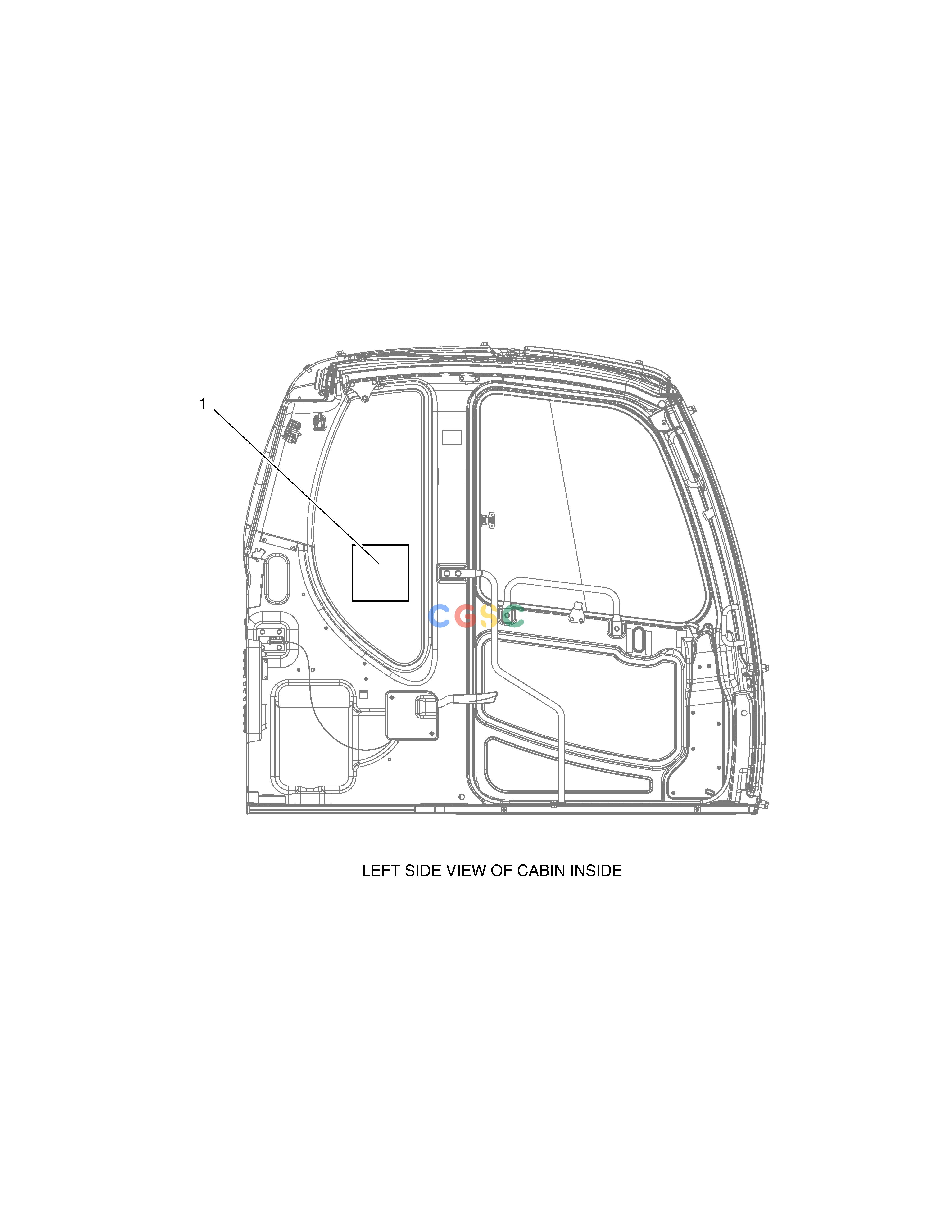 斗山零件查询DECAL - LIFTING CAPA DX200A Doosan parts catalog online