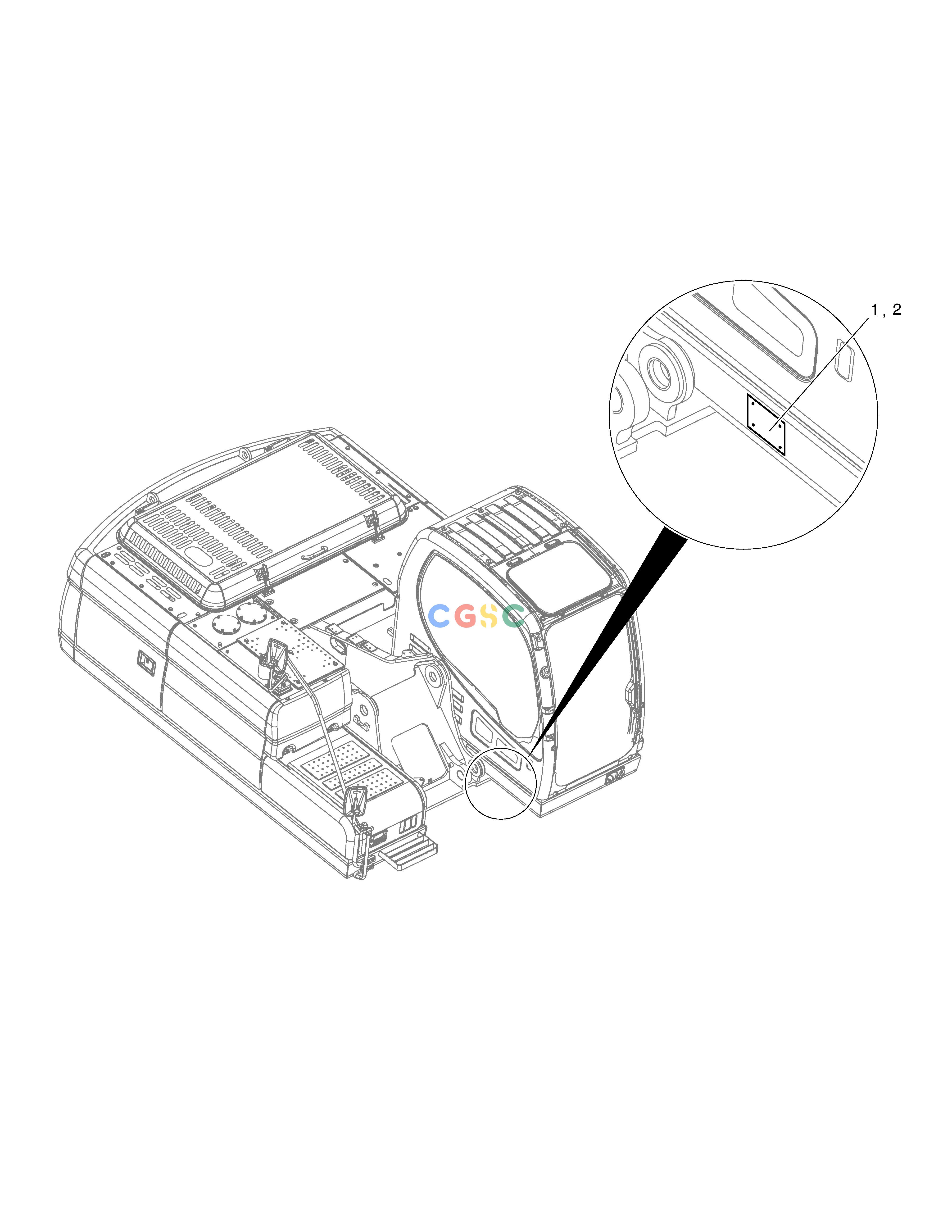 斗山零件查询DECAL - SERIAL DX200A Doosan parts catalog online