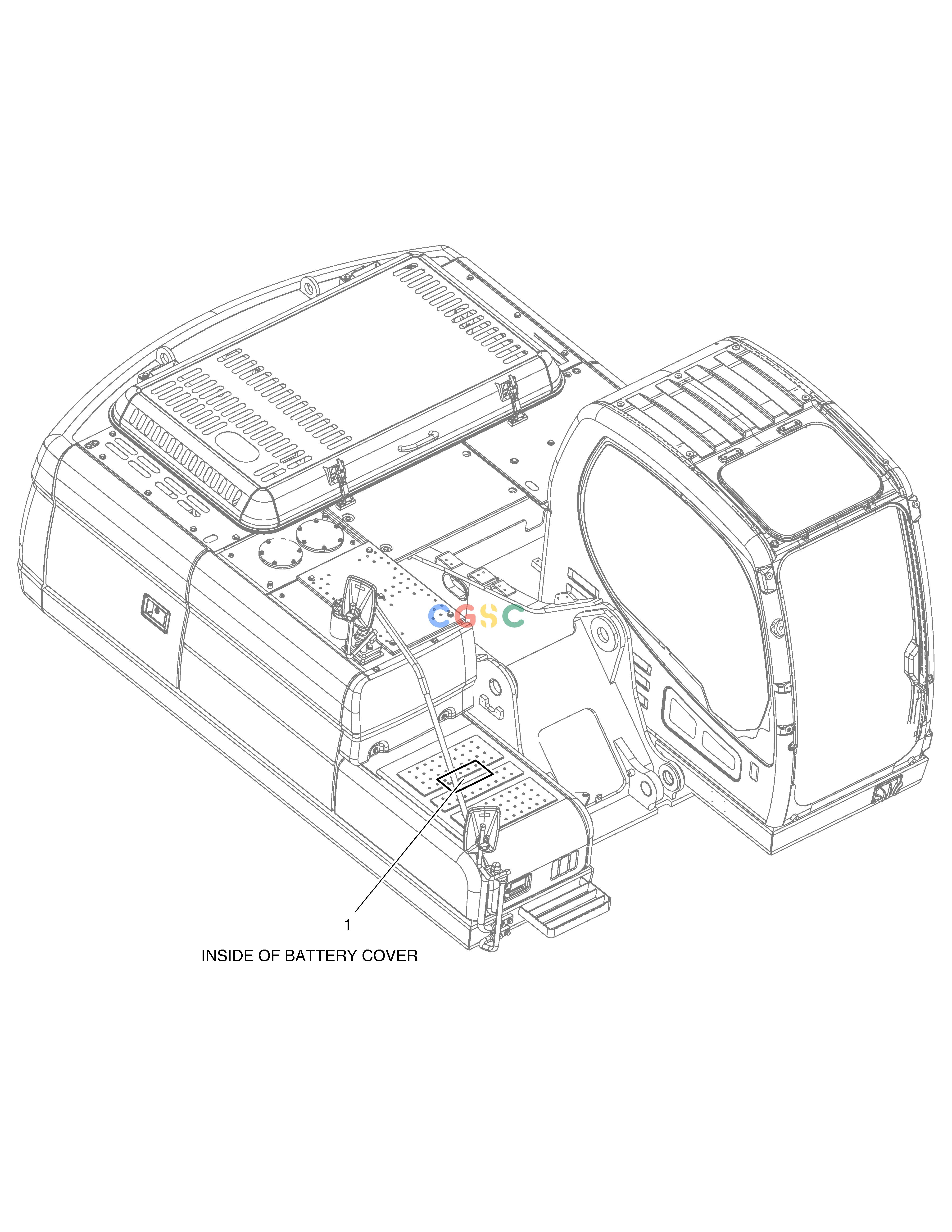 斗山零件查询DECAL - LUBRICATION DX200A Doosan parts catalog online
