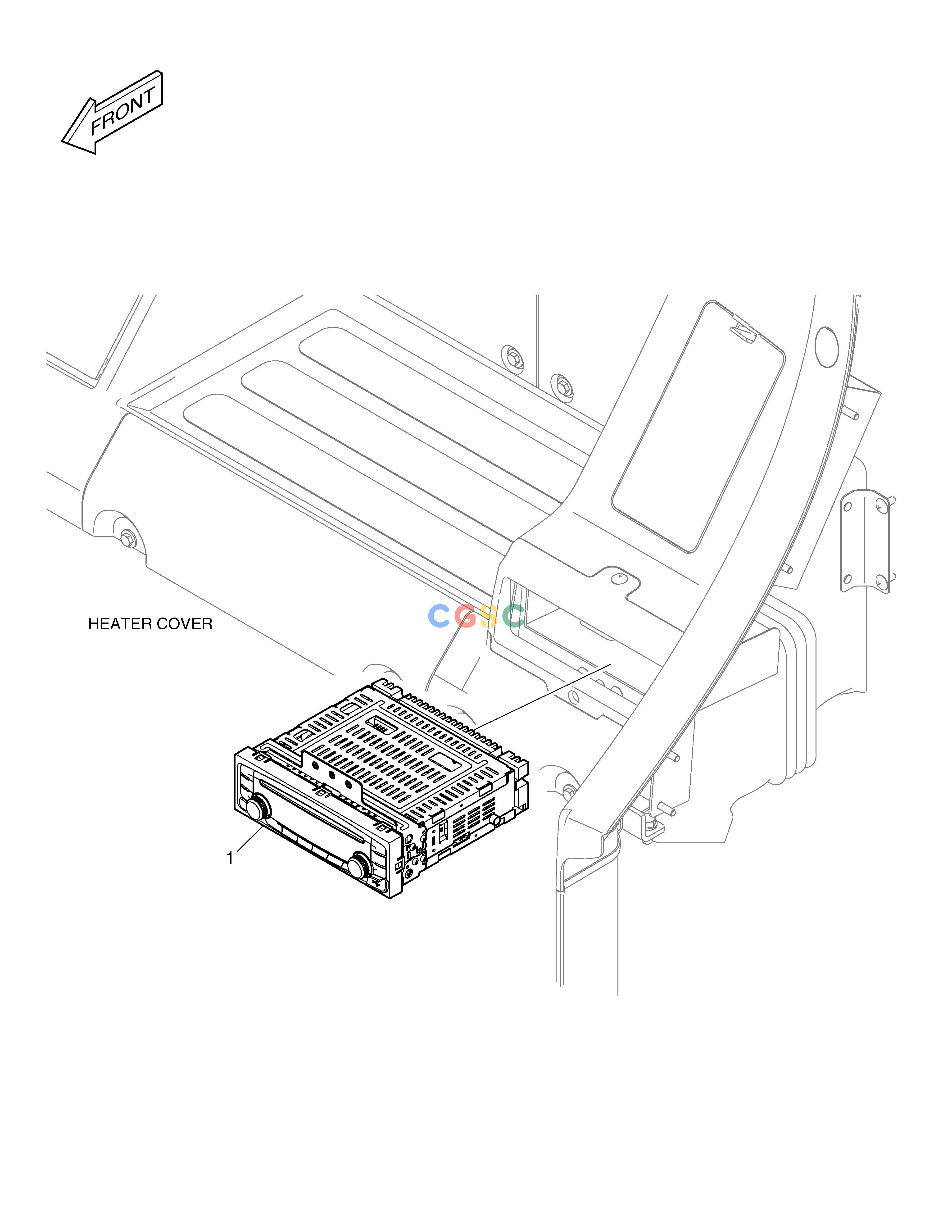斗山零件查询CD PLAYER DX200A Doosan parts catalog online