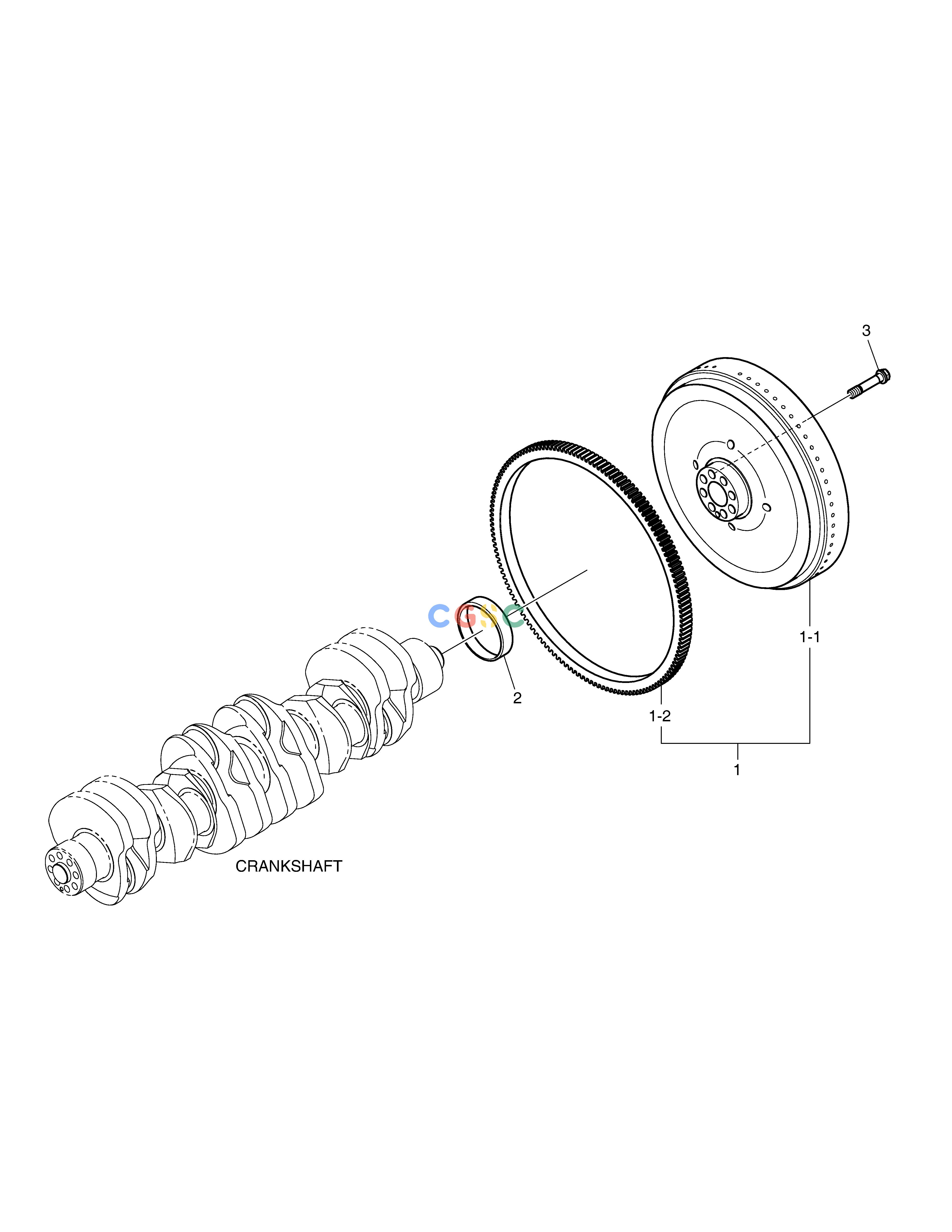 斗山零件查询FLYWHEEL DX235LC-5 Doosan parts catalog online