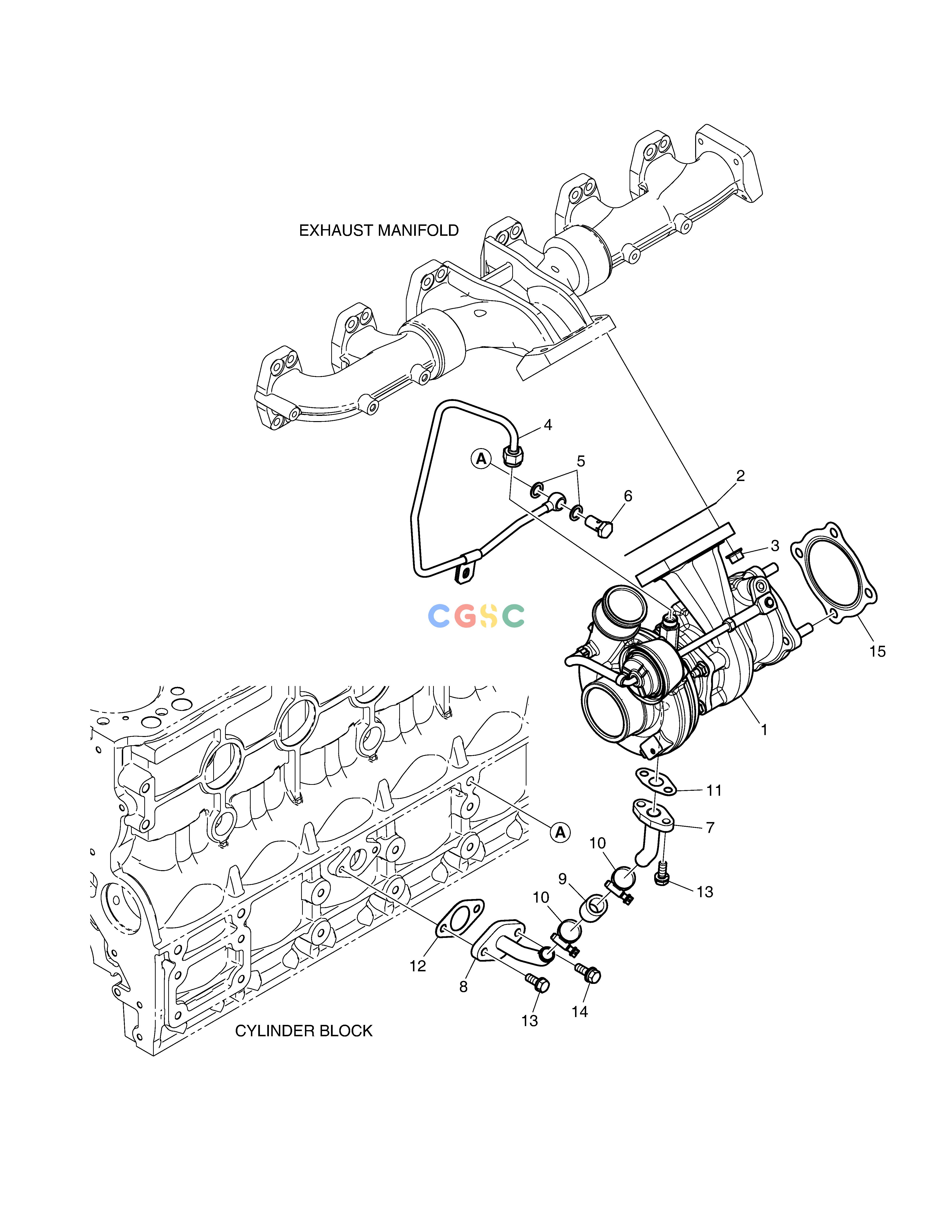 斗山零件查询TURBO CHARGER DX235LC-5 Doosan parts catalog online