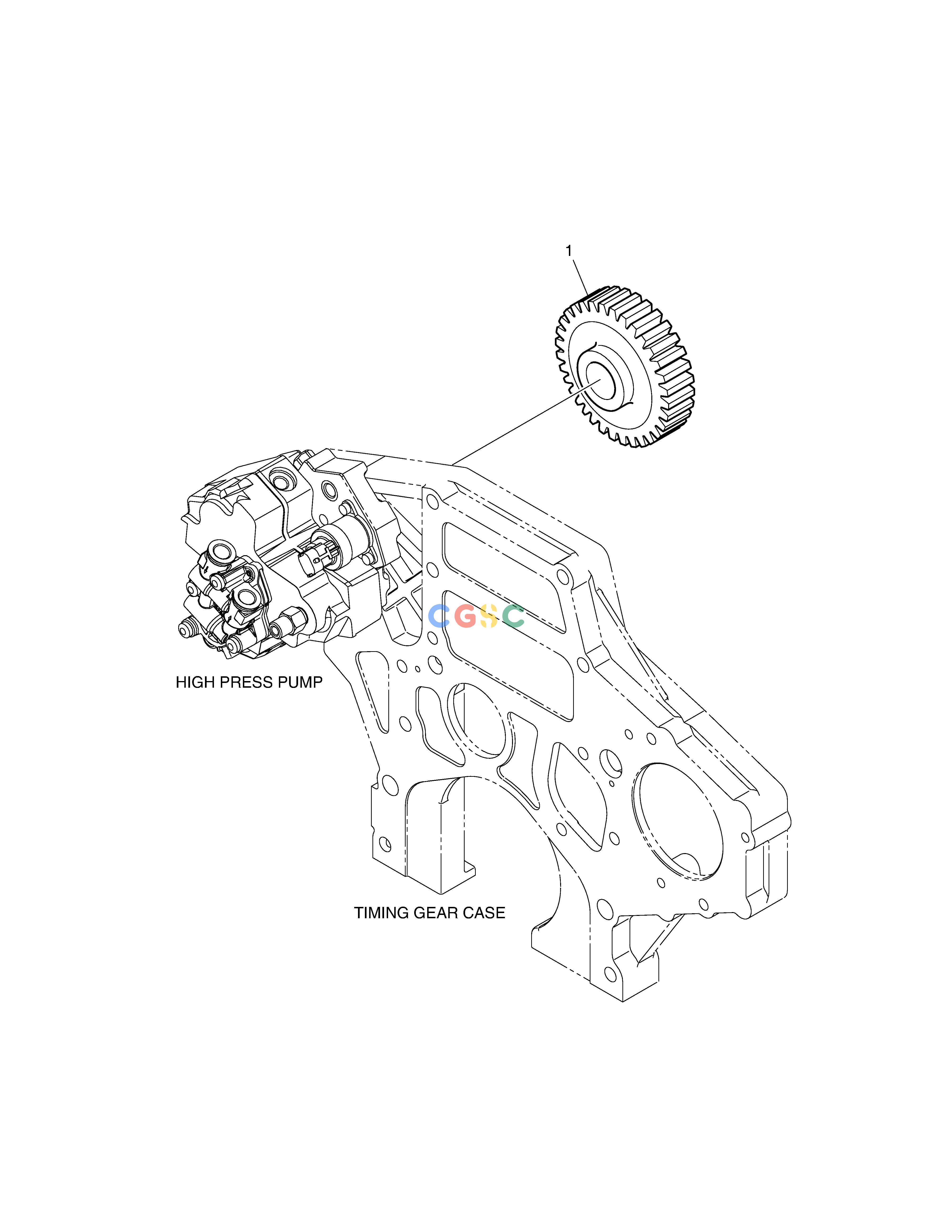 斗山零件查询INJECTION PUMP DRIVE DX235LC-5 Doosan parts catalog online