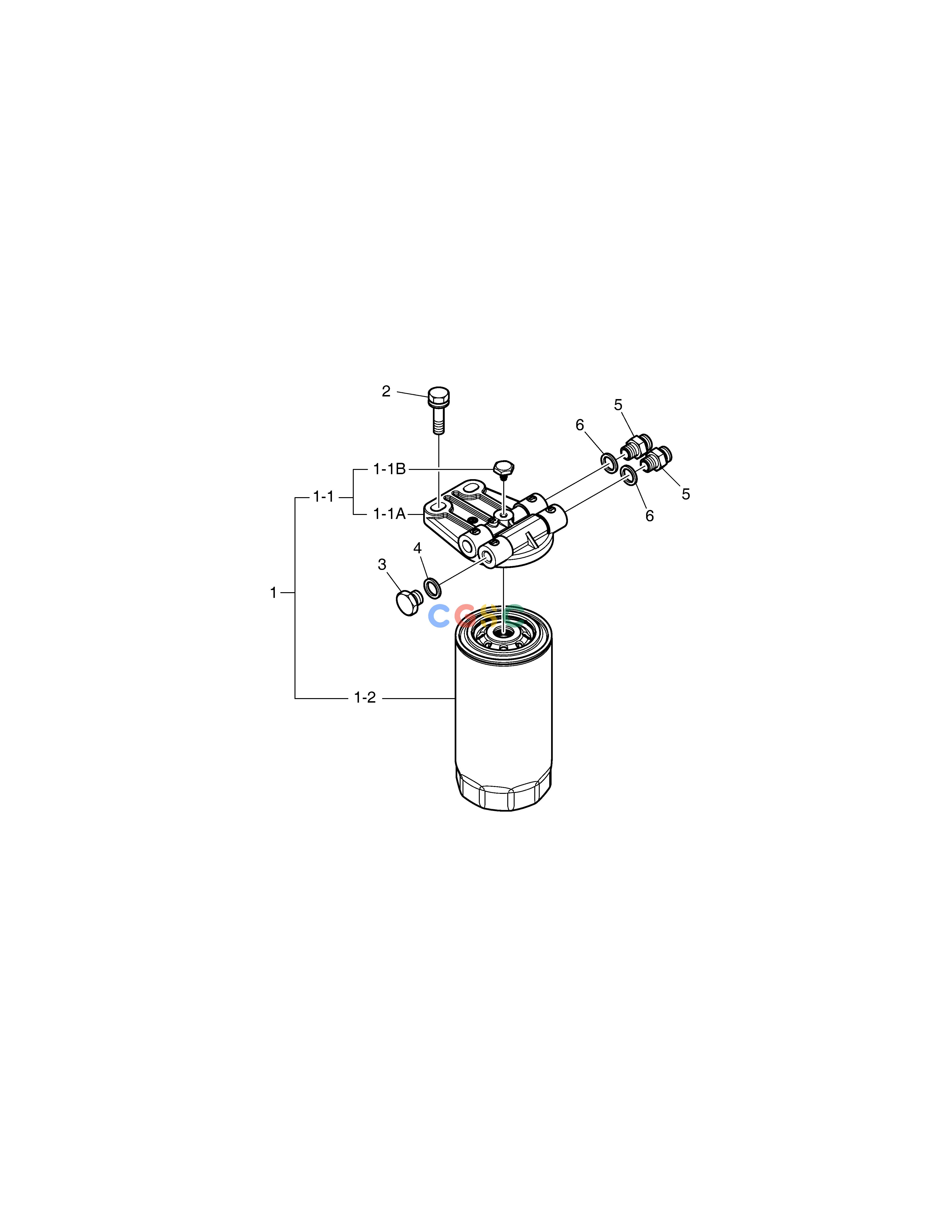 斗山零件查询FUEL FILTER DX235LC-5 Doosan parts catalog online