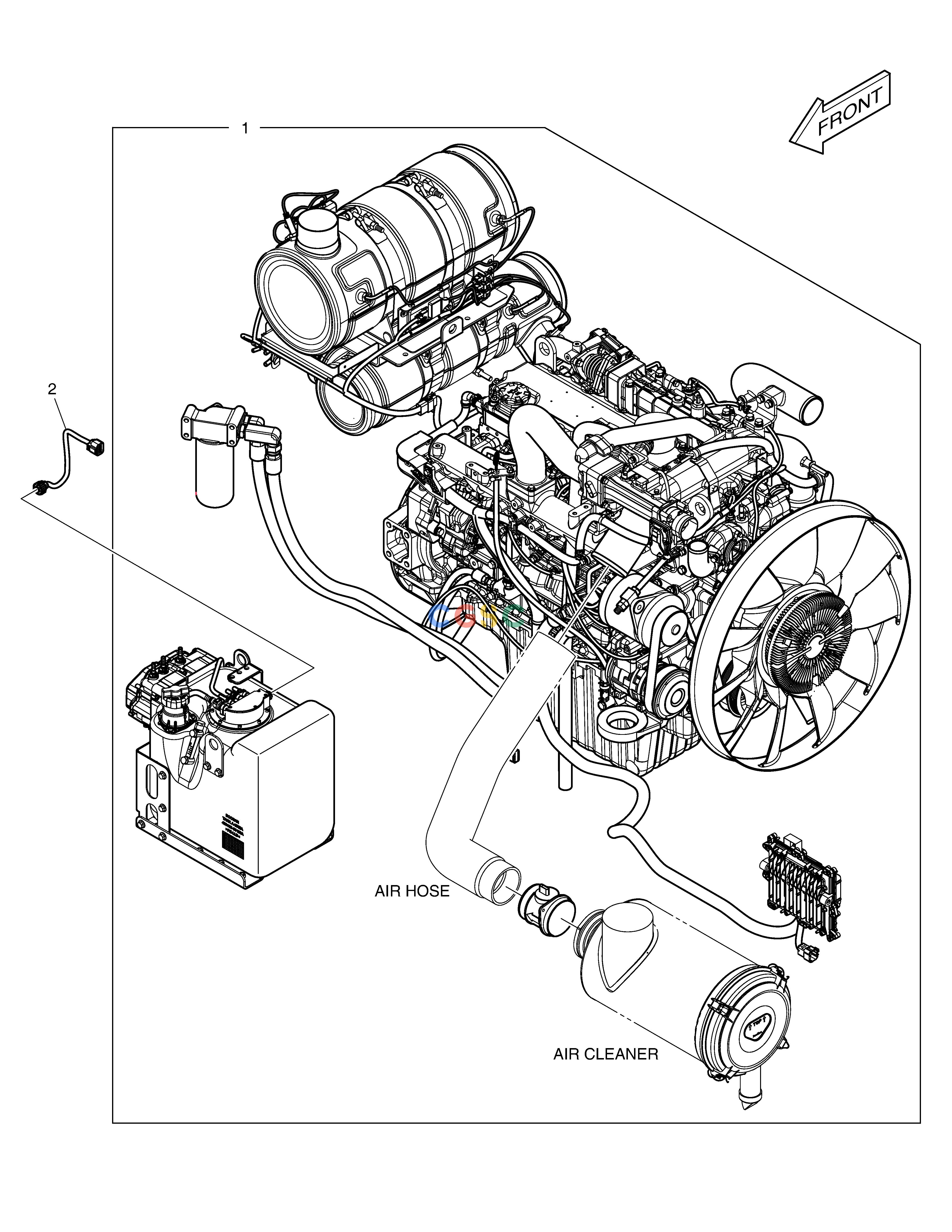 斗山零件查询ENGINE (EU) DX235LC-5 Doosan parts catalog online