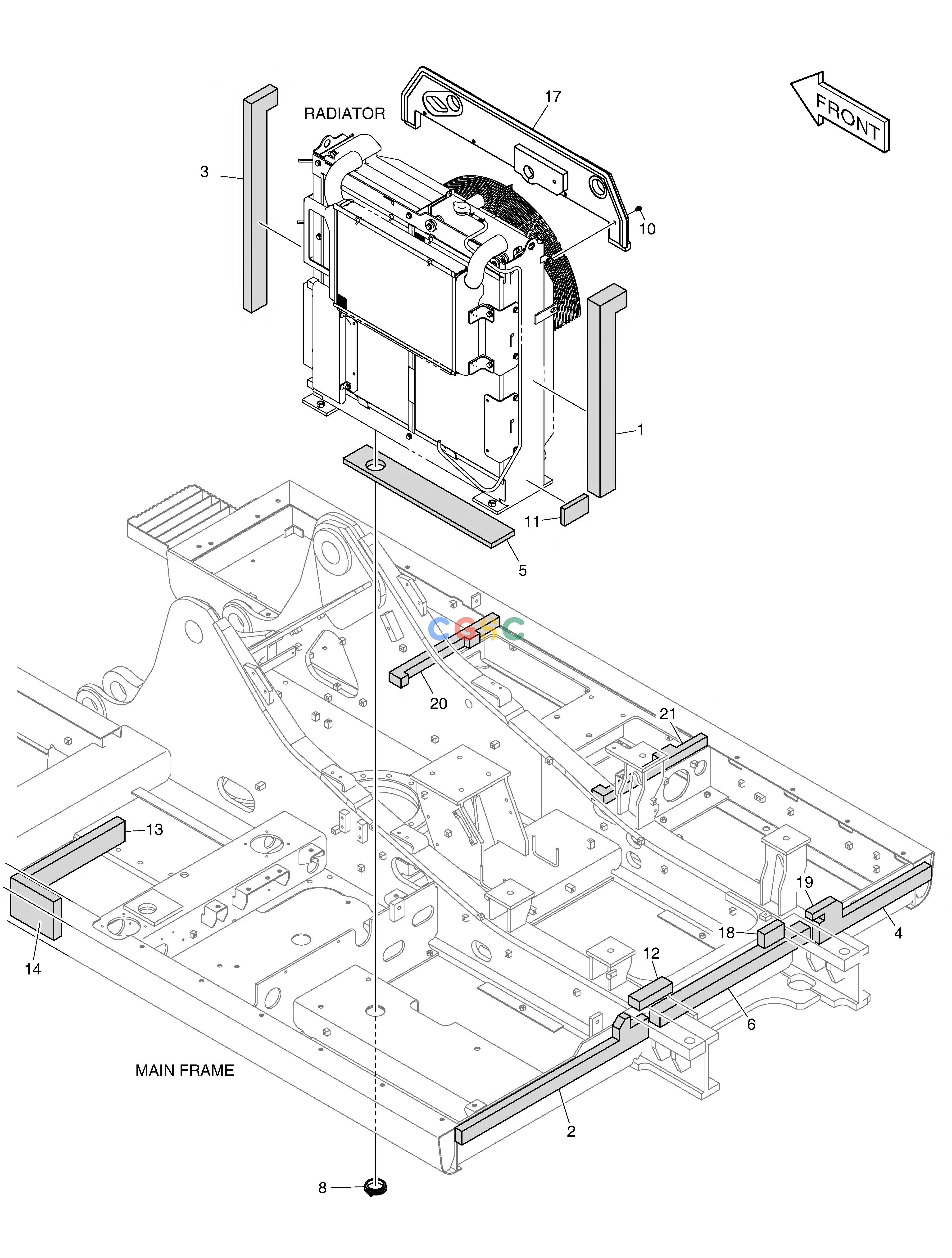 斗山零件查询ACOUSTIC FOAM DX235LC-5 Doosan parts catalog online