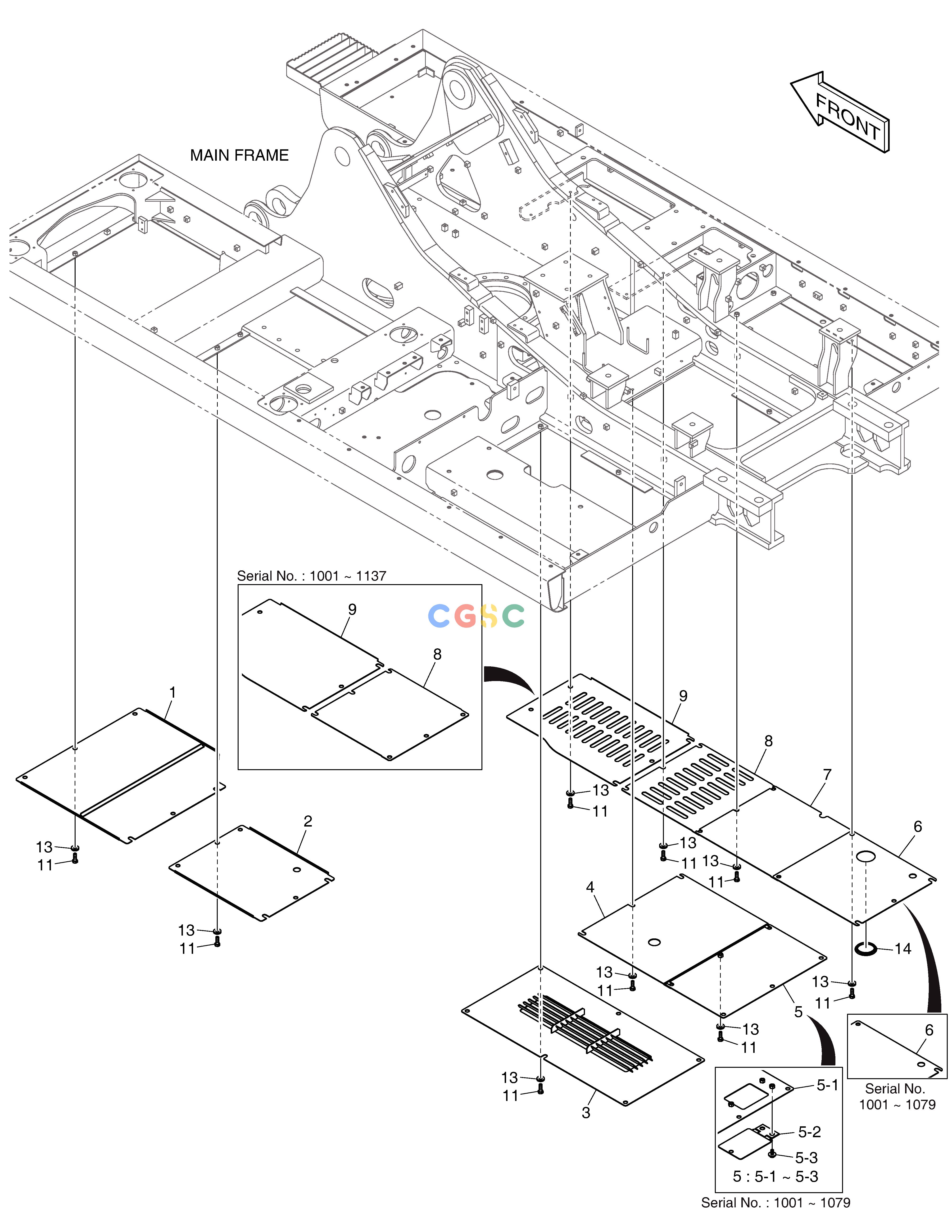 斗山零件查询UNDER COVER - HEATER KIT DX235LC-5 Doosan parts catalog online