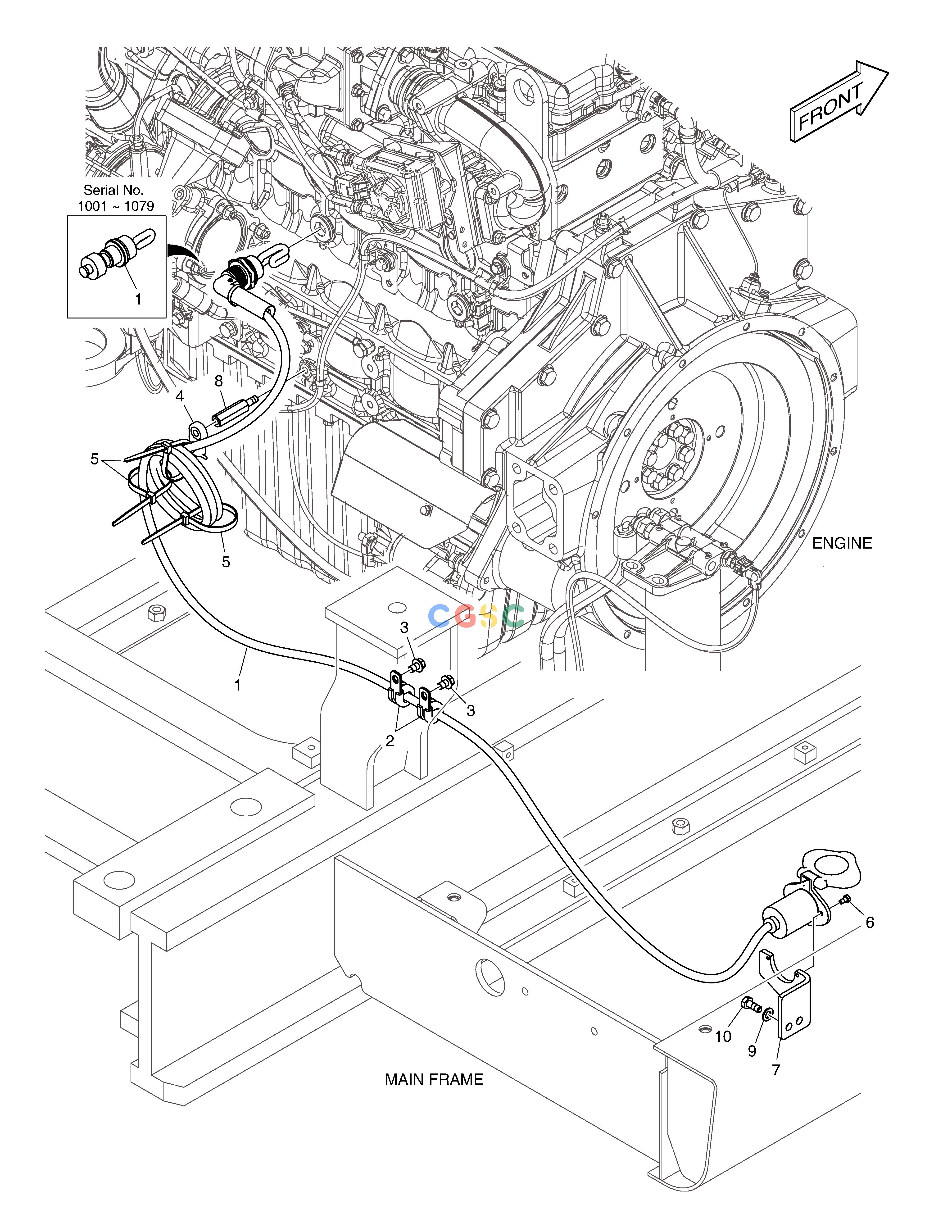斗山零件查询HEATER PLUG - 220V DX235LC-5 Doosan parts catalog online