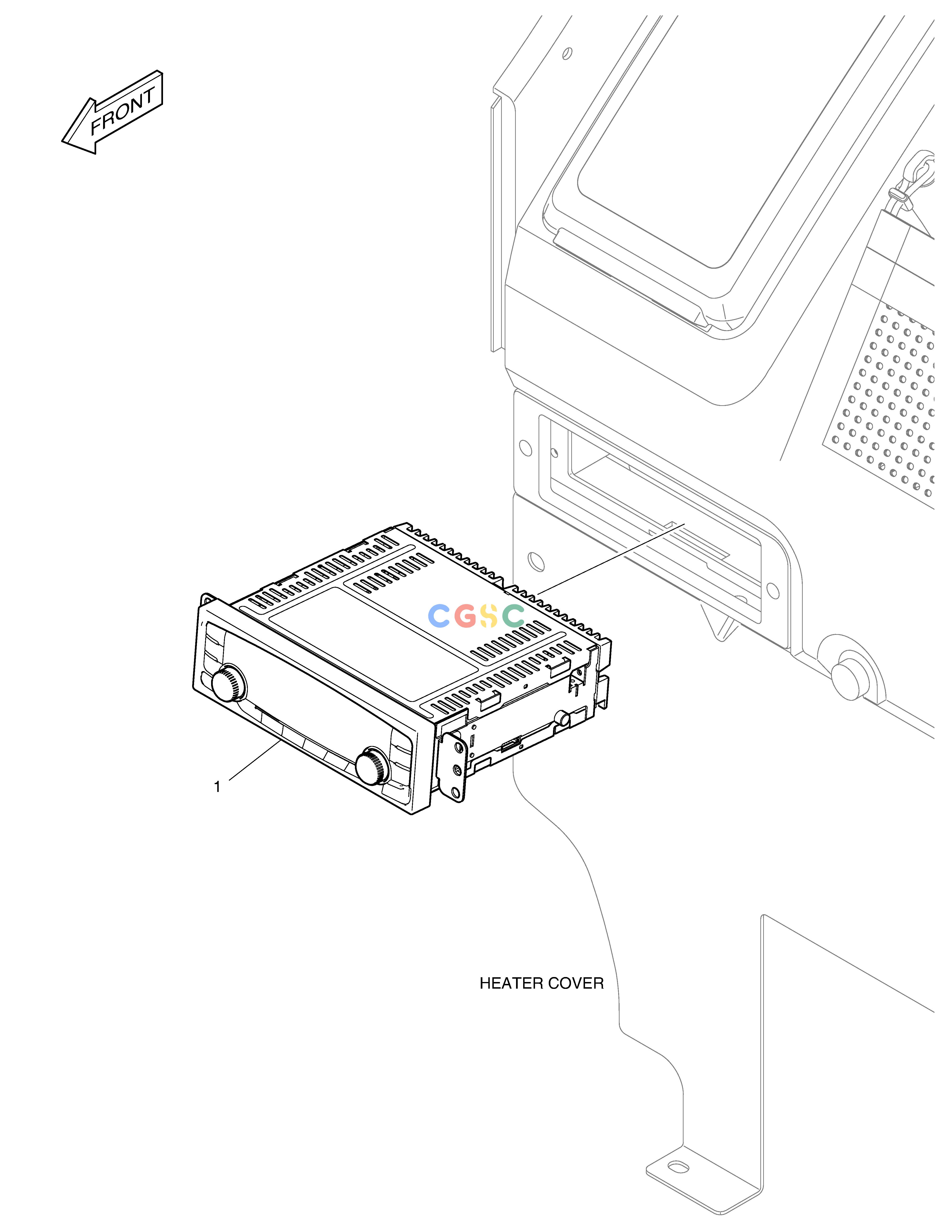 斗山零件查询RADIO DX235LC-5 Doosan parts catalog online
