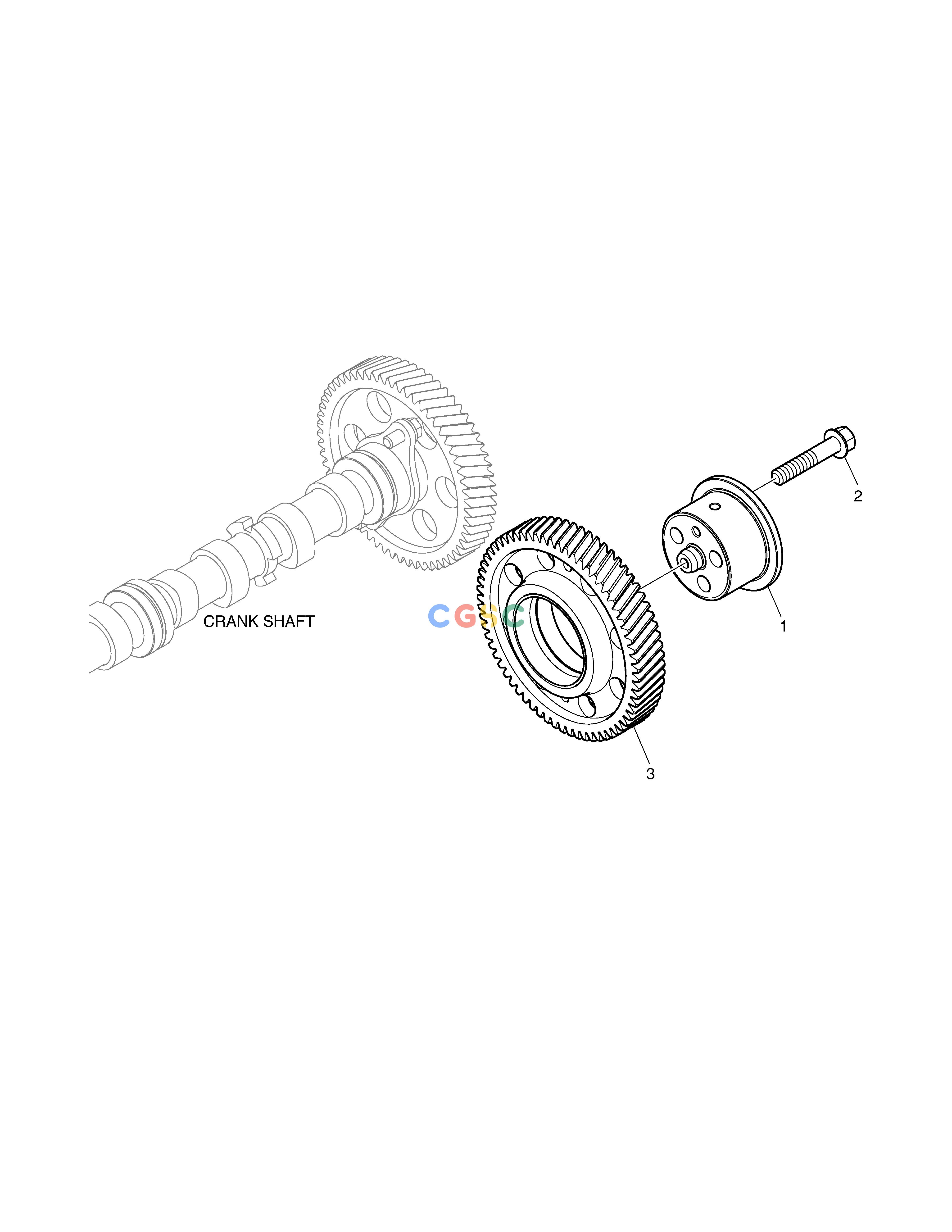 斗山零件查询CAMSHAFT DRIVE E57W Doosan parts catalog online